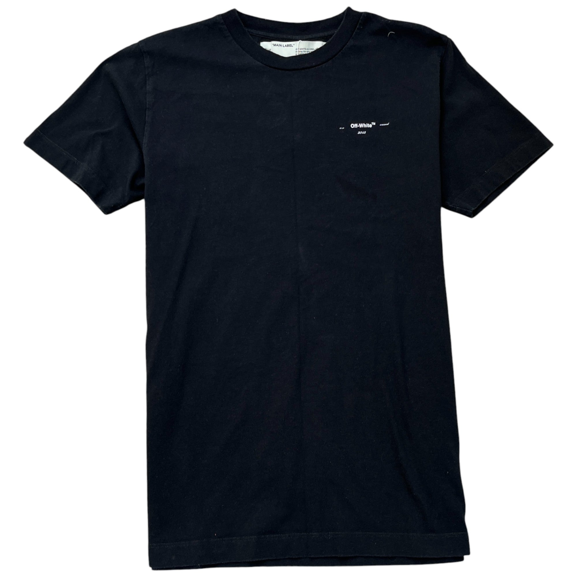 Men's Cutout Arrows T-Shirt Black Size M