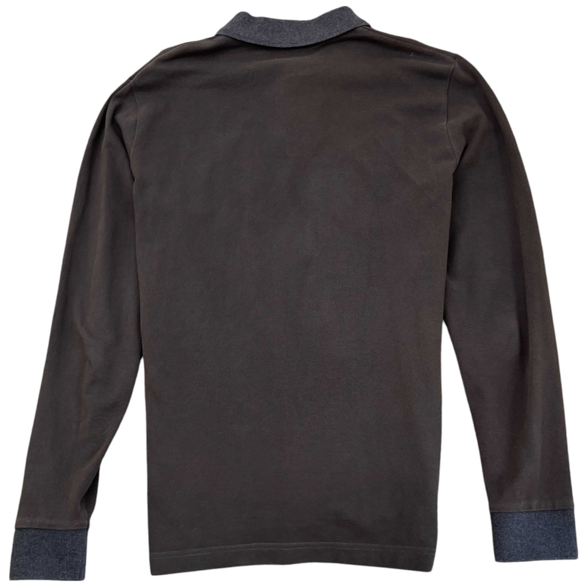 Men's Maglia Polo Shirt Brown Size L