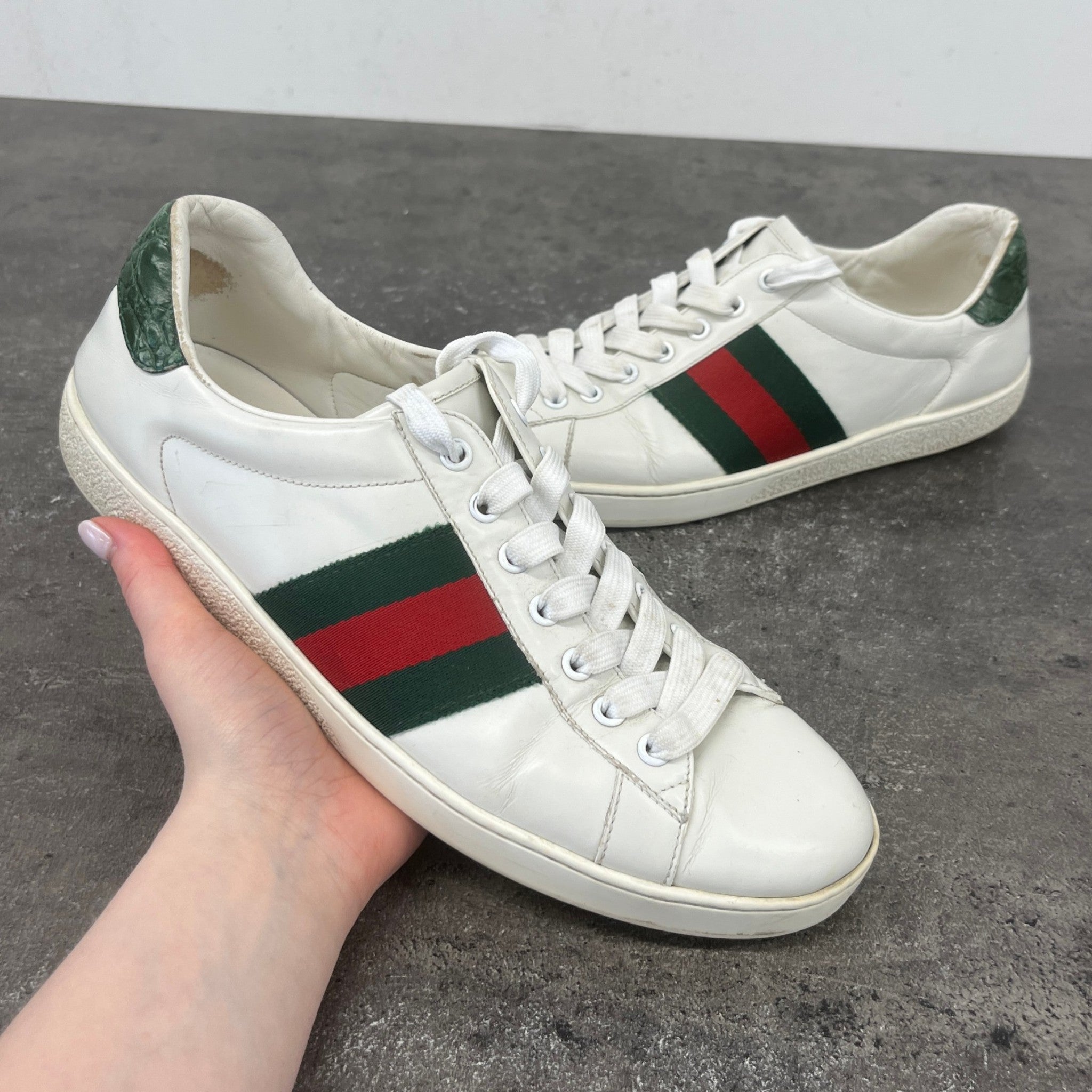 Men's Ace Low Trainers White Size EU 42 / UK 8