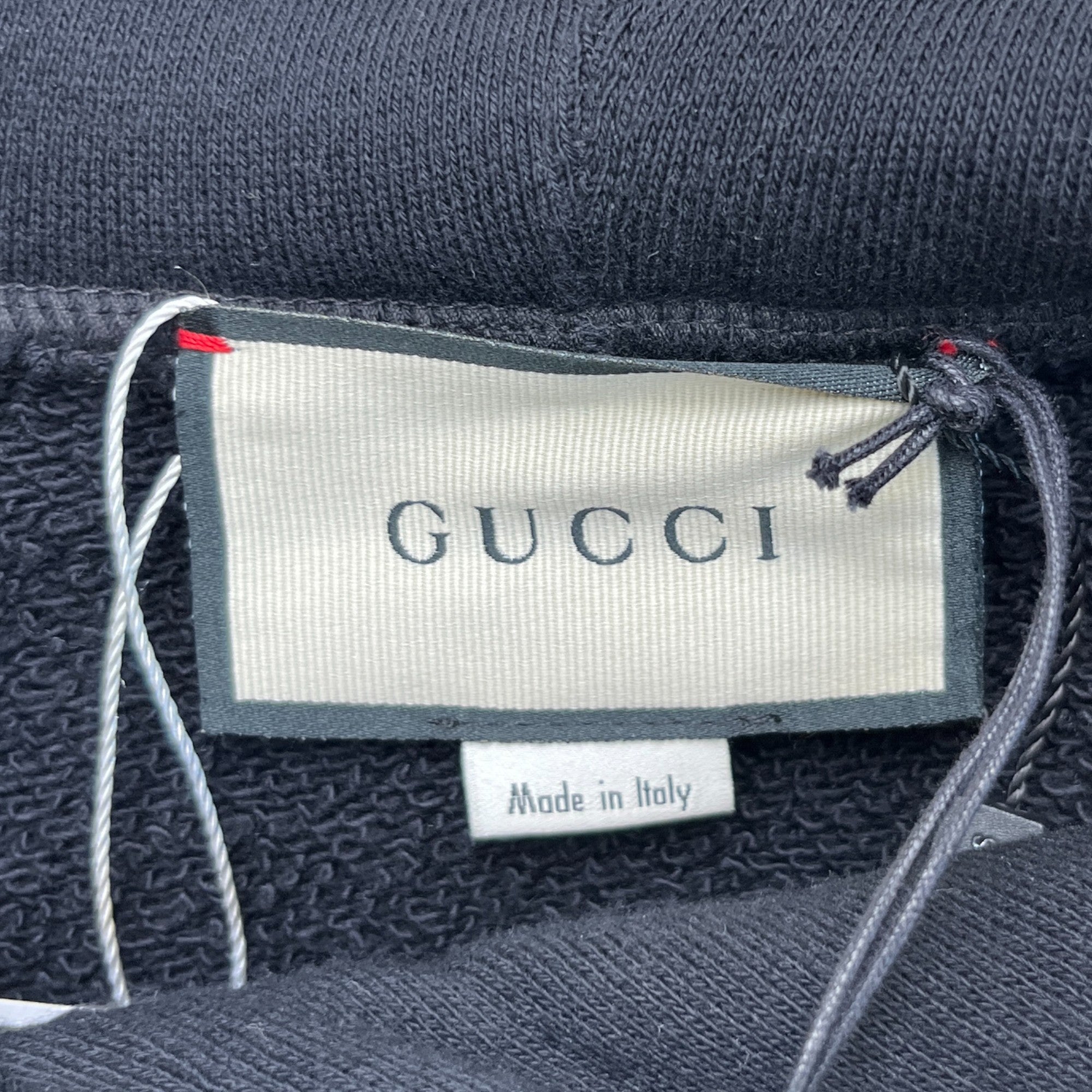 Men's Web Logo Hoodie Black Size M