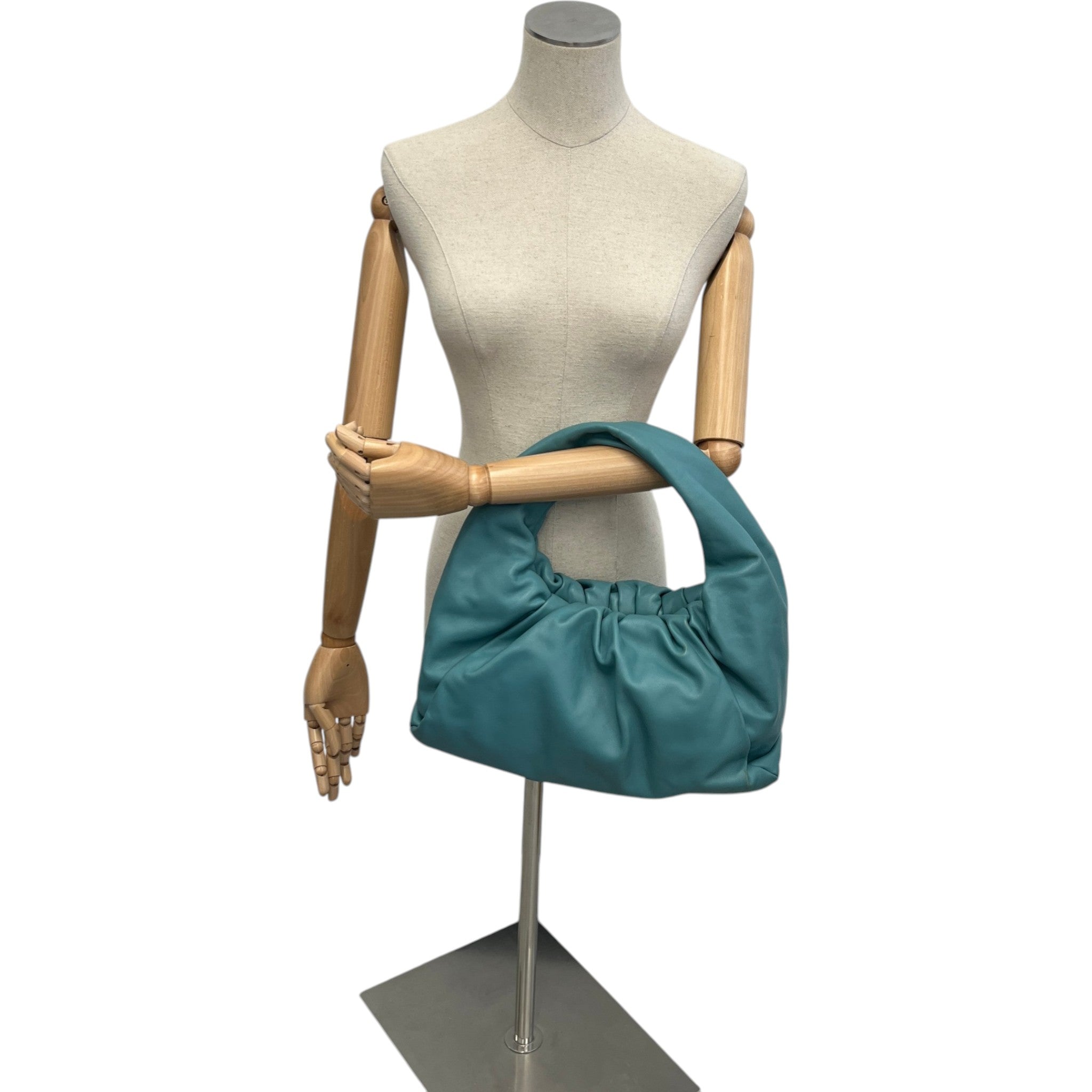 Women's Large Shoulder Pouch Bag Blue