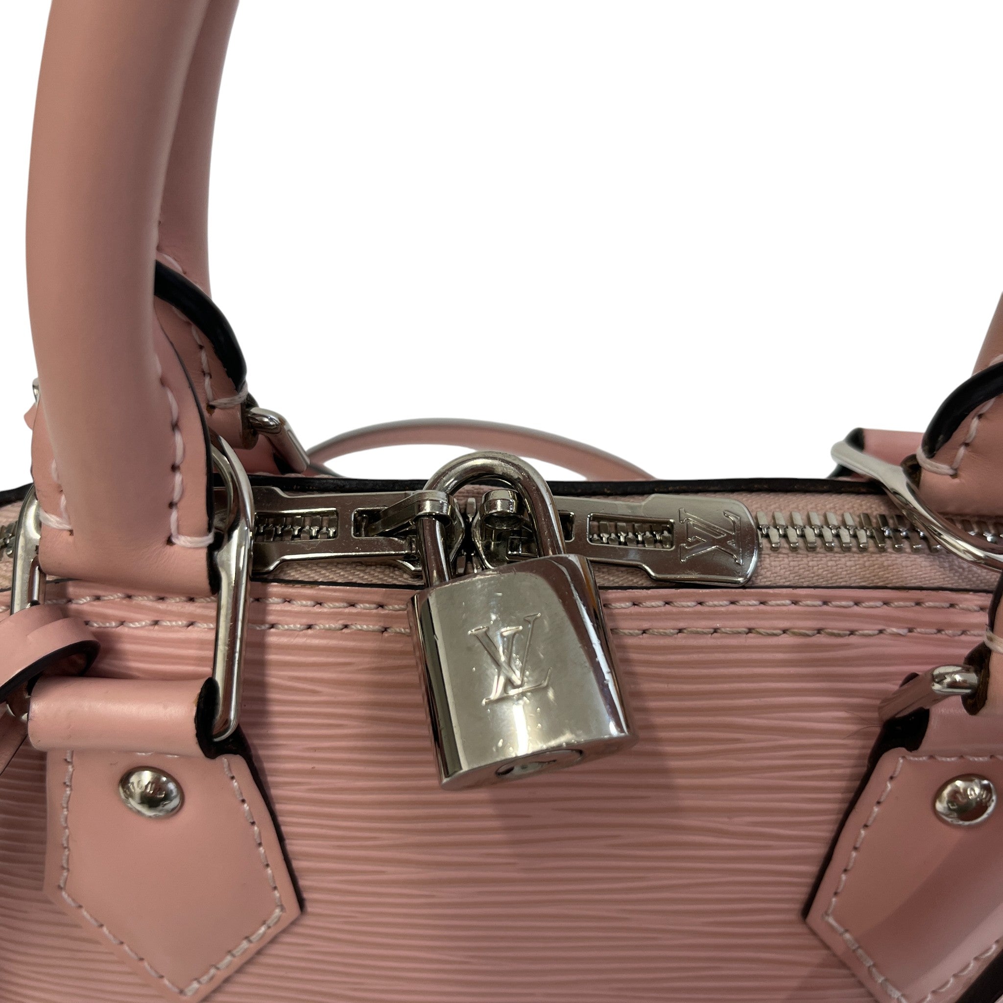 Women's Epi Leather Alma Bb Bag Pink