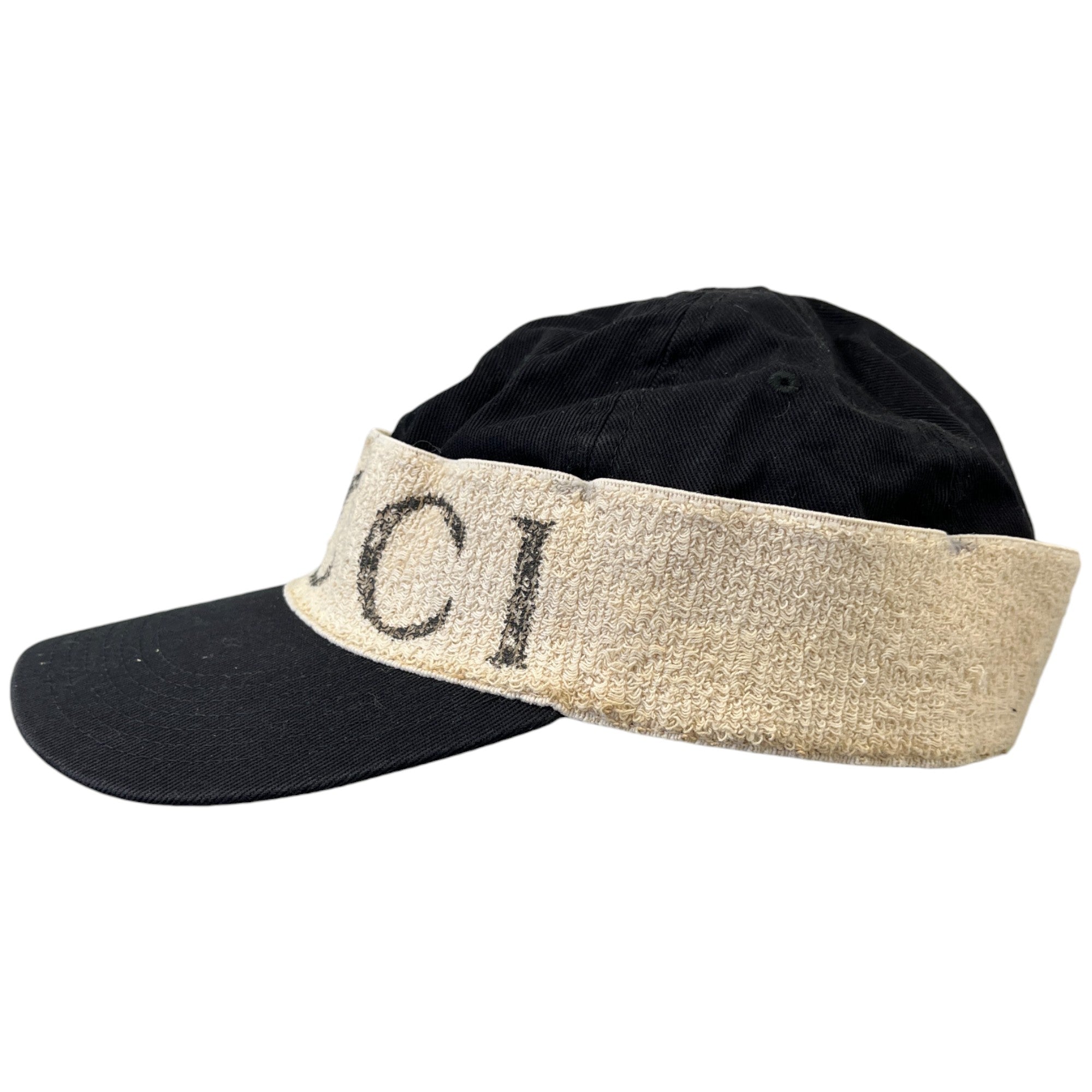 Men's Gabardine Gucci Headband Hat Black Size M