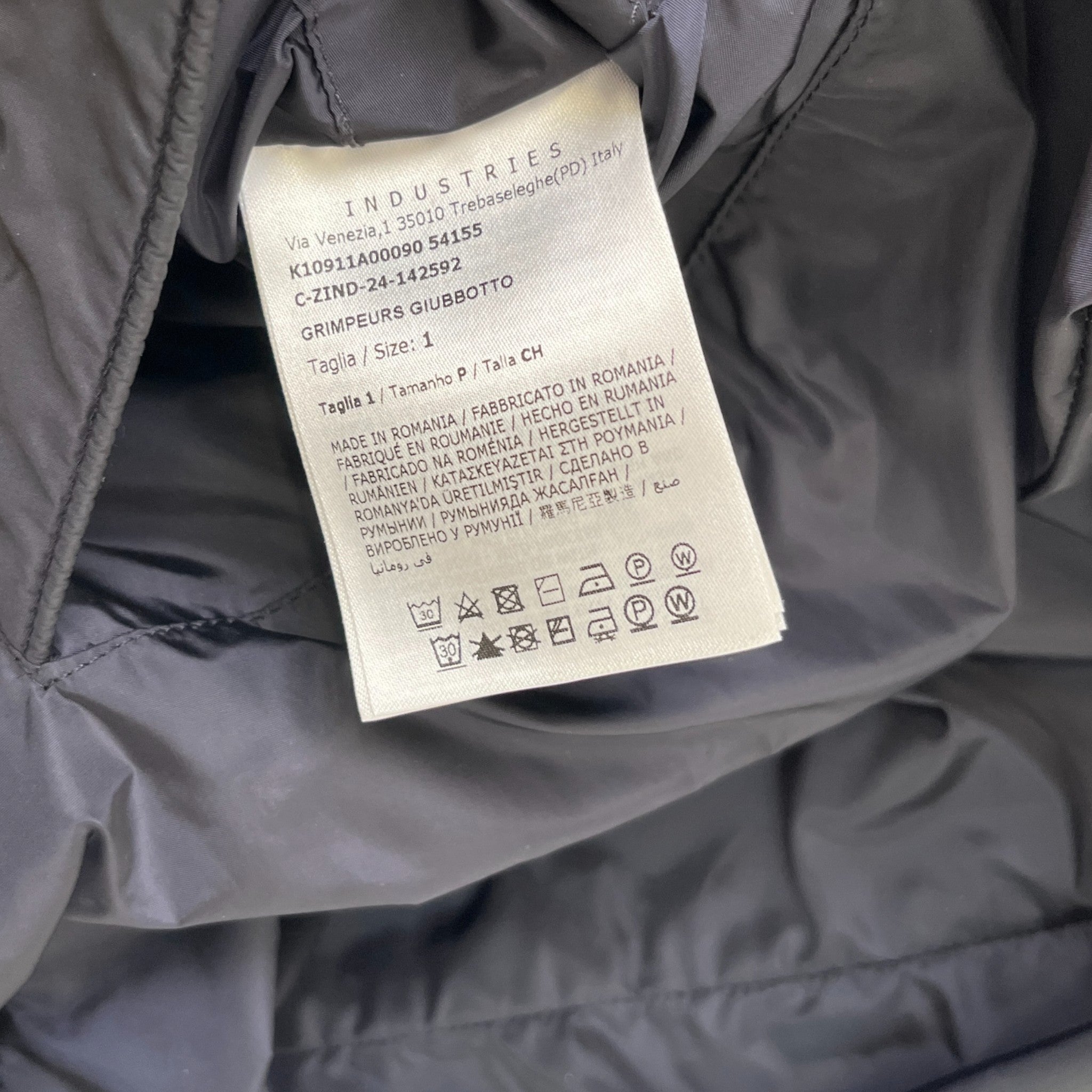 Men's Grimpeurs Windbreaker Navy Size 1 / S