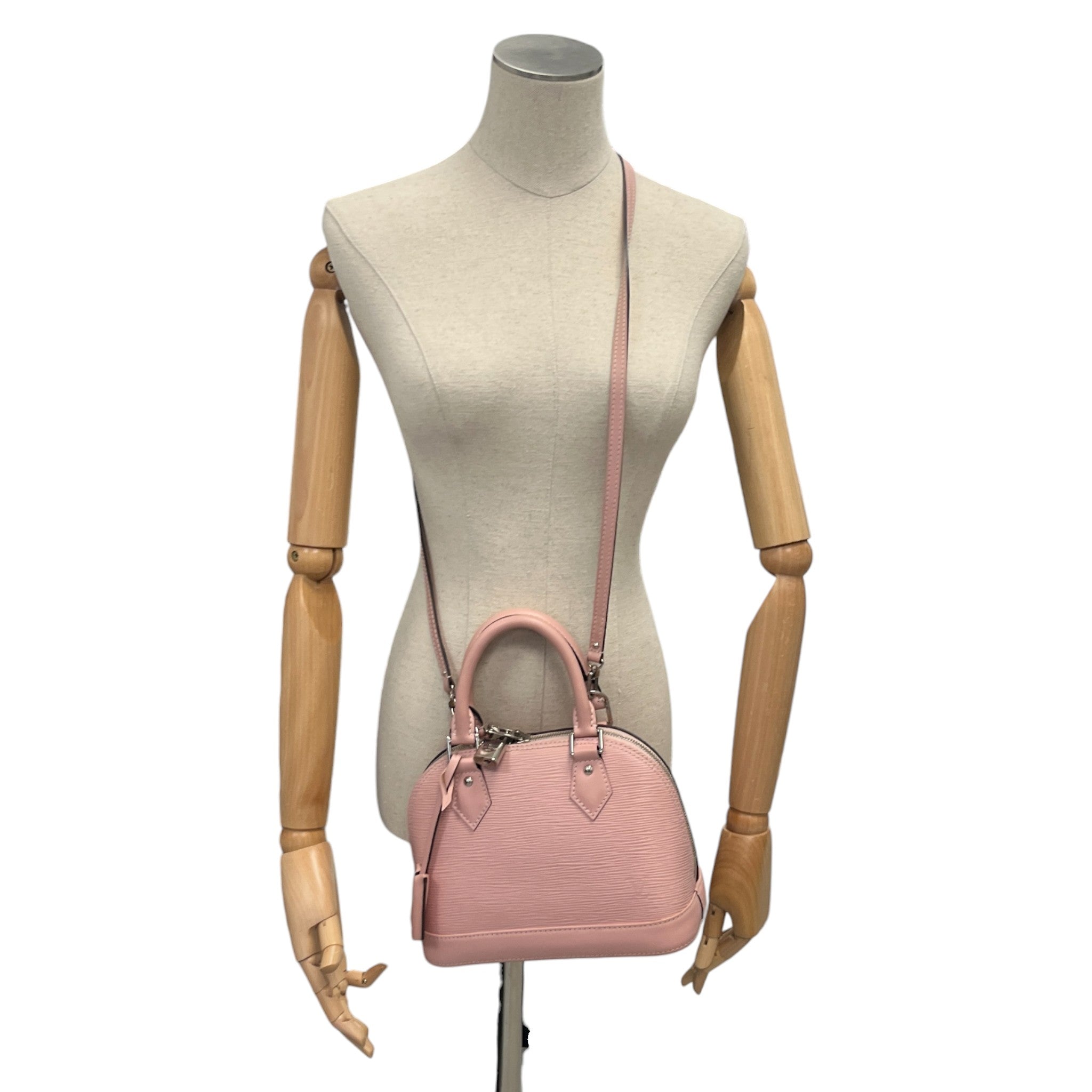 Women's Epi Leather Alma Bb Bag Pink