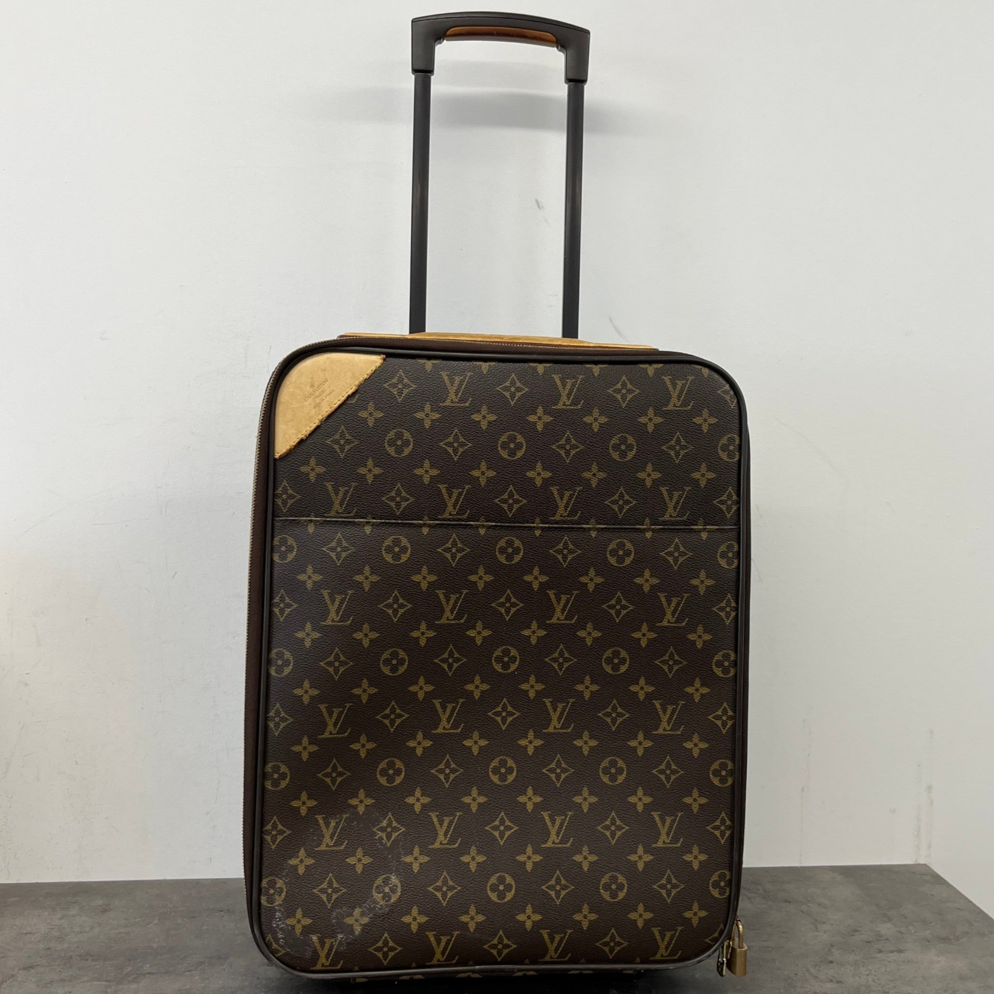 Pegase 45 Monogram Suitcase Brown
