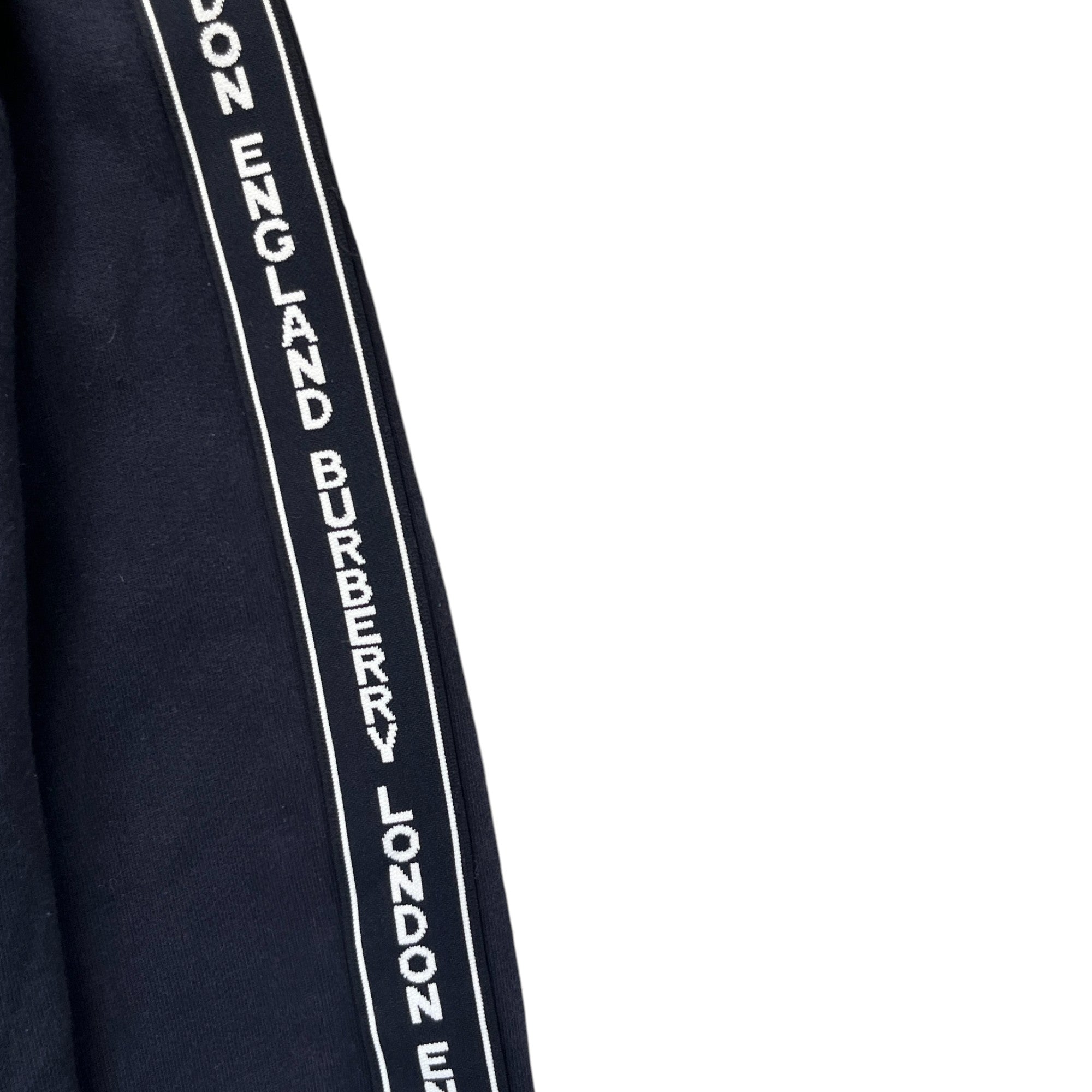 Men's Tape Logo Hoodie Black Size S