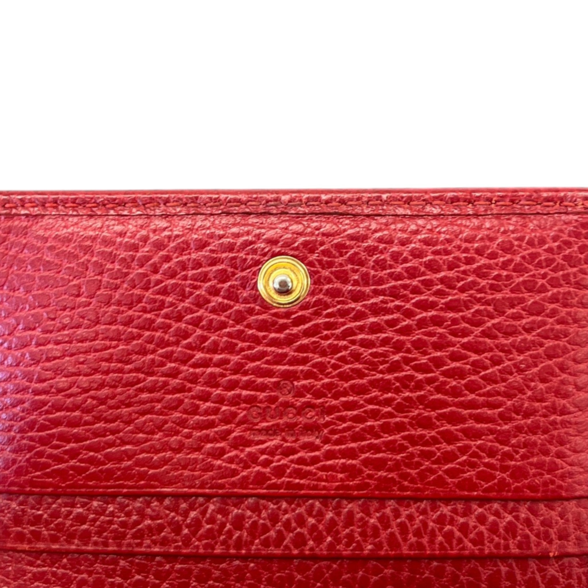 Women's Interlocking G Wallet Red