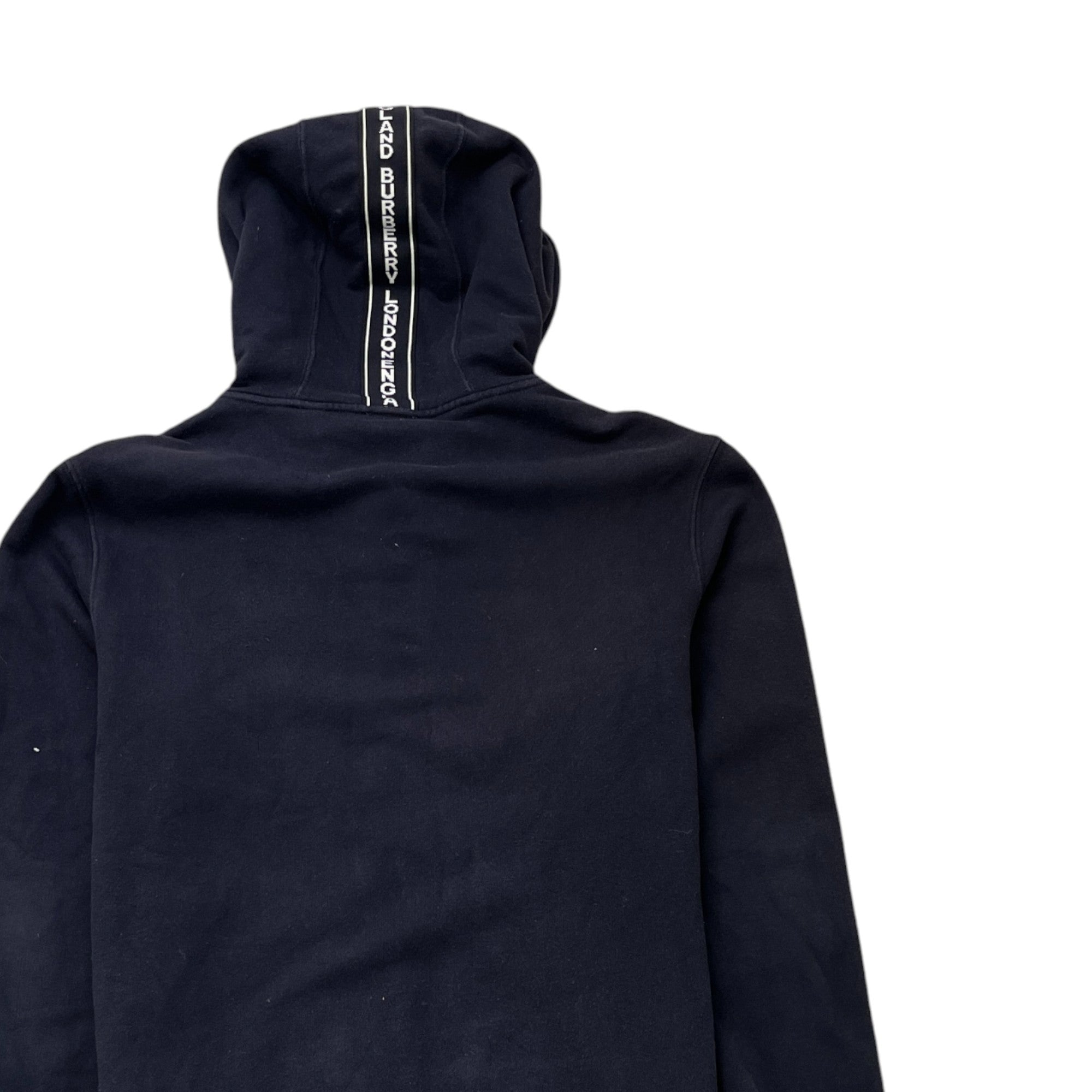 Men's Tape Logo Hoodie Black Size S