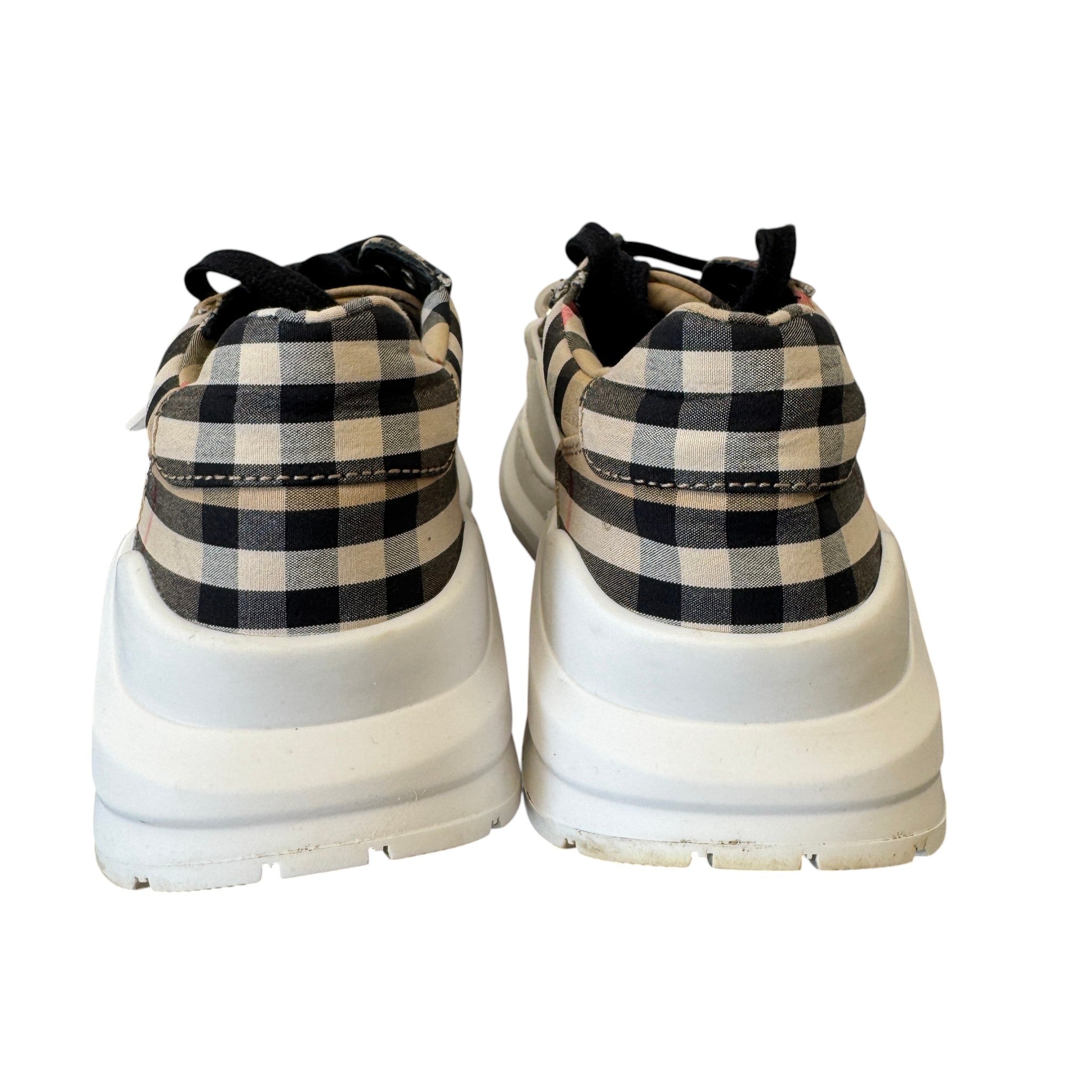 Women's Vintage Check Regis Low Trainers Beige Size EU 36 / UK 3