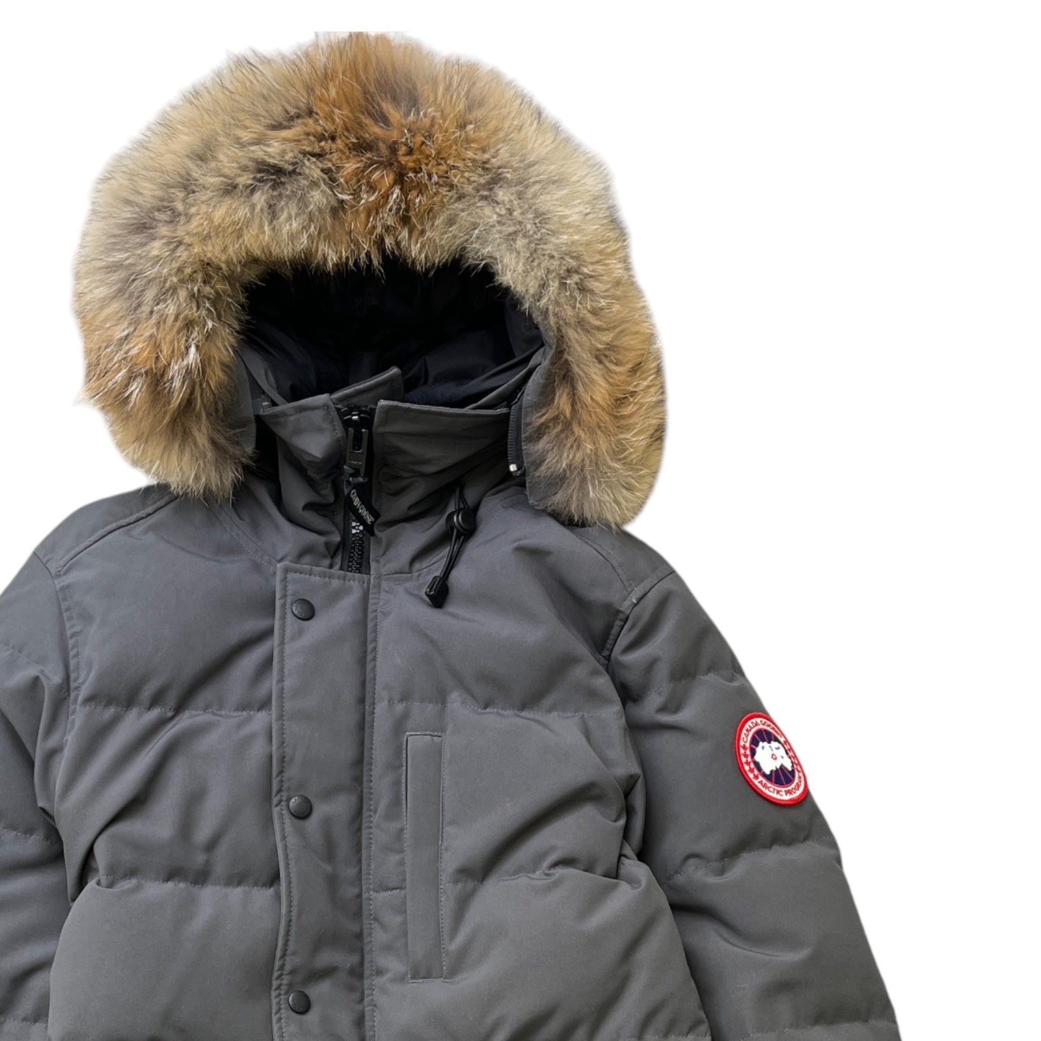 Men's Carson Down Jacket Grey Size S