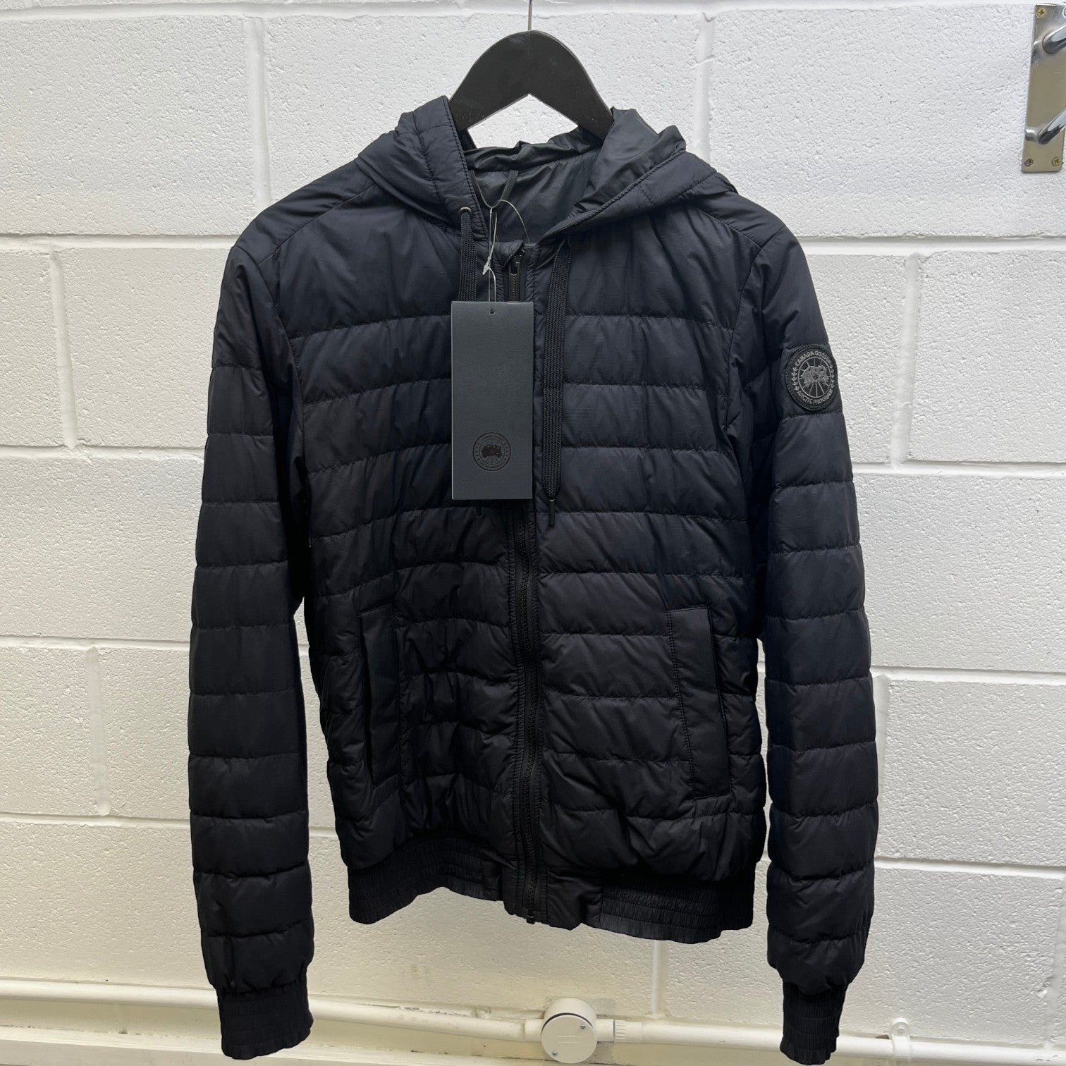 Men's Sydney Hoody Down Jacket Black Size XS