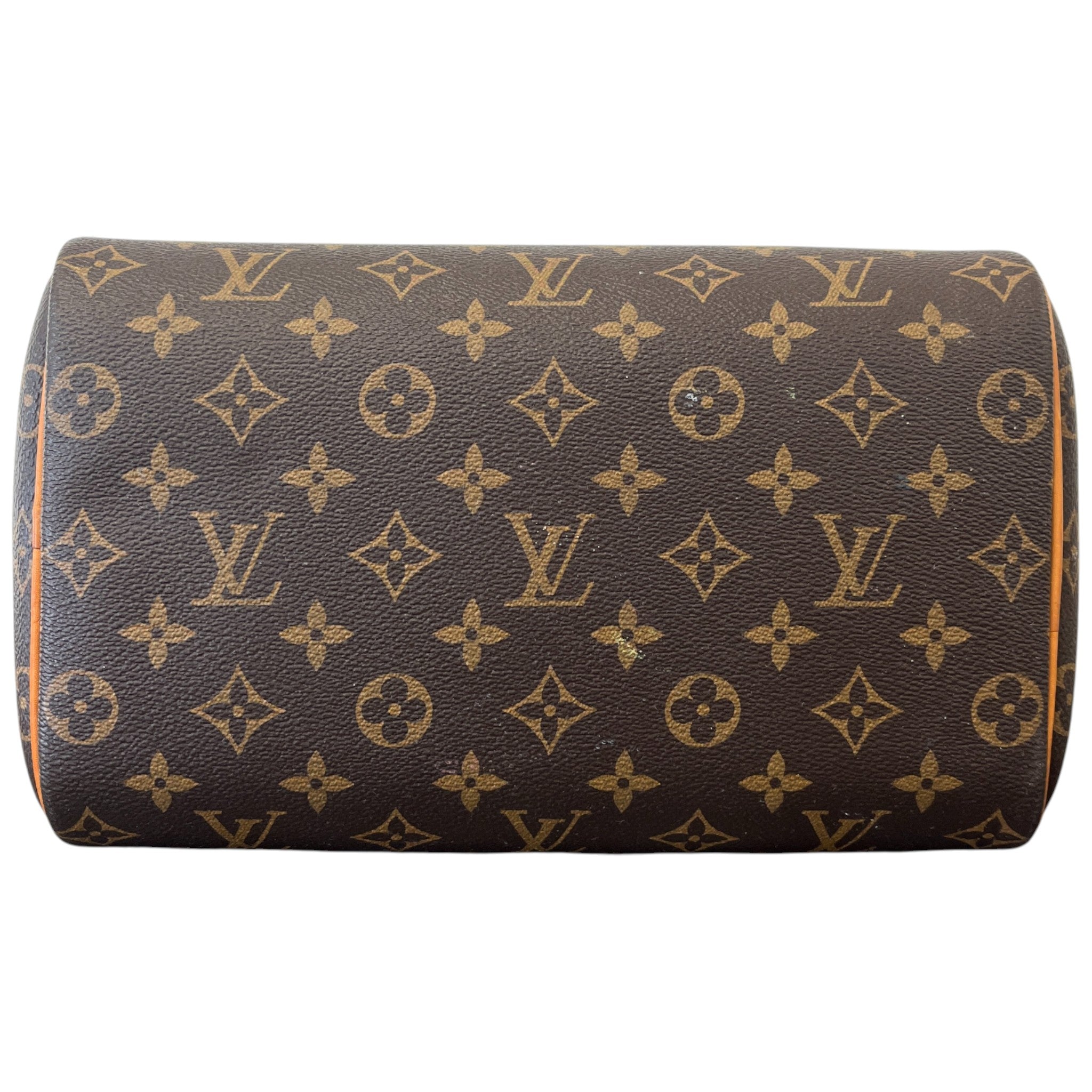 Men's Monogram Canvas Dopp Kit Toiletry Bag Brown