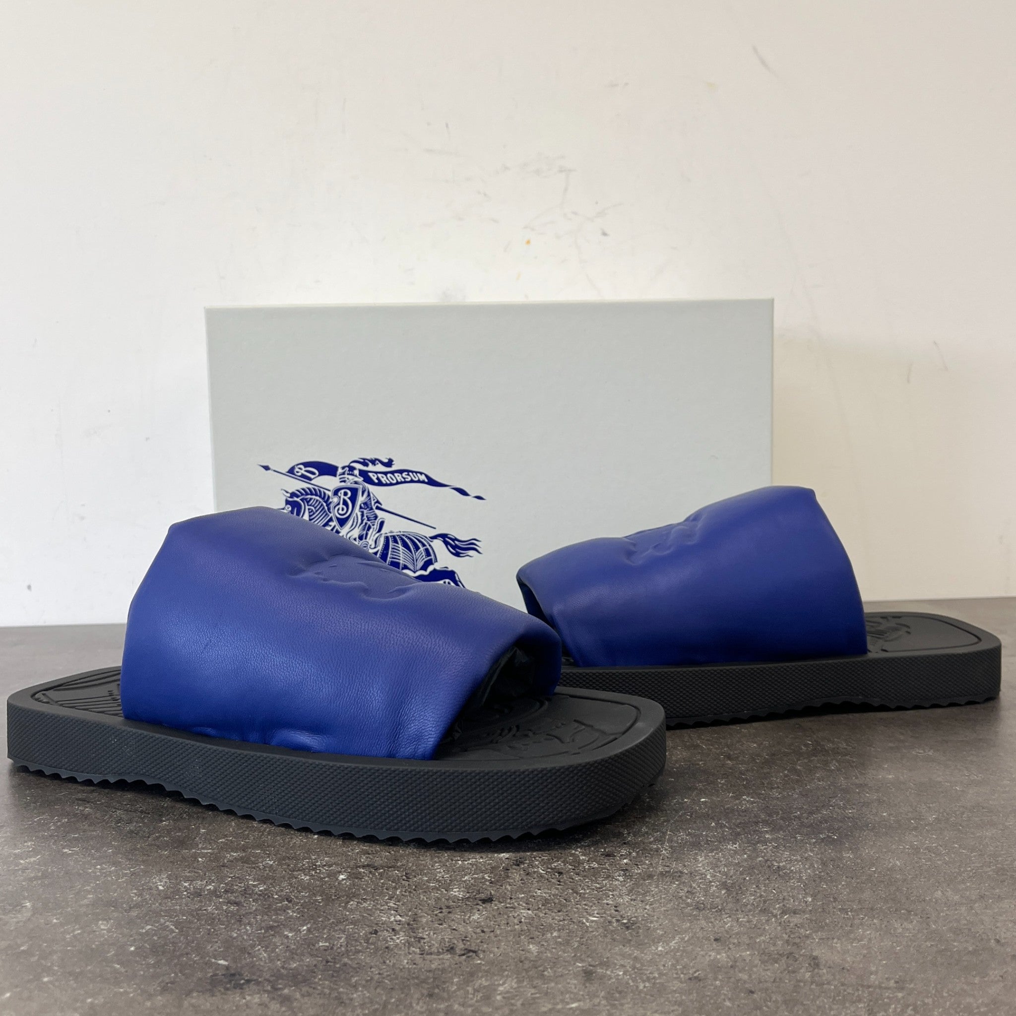 Men's Ekd Slab Slides Blue Size EU 43 / UK 9