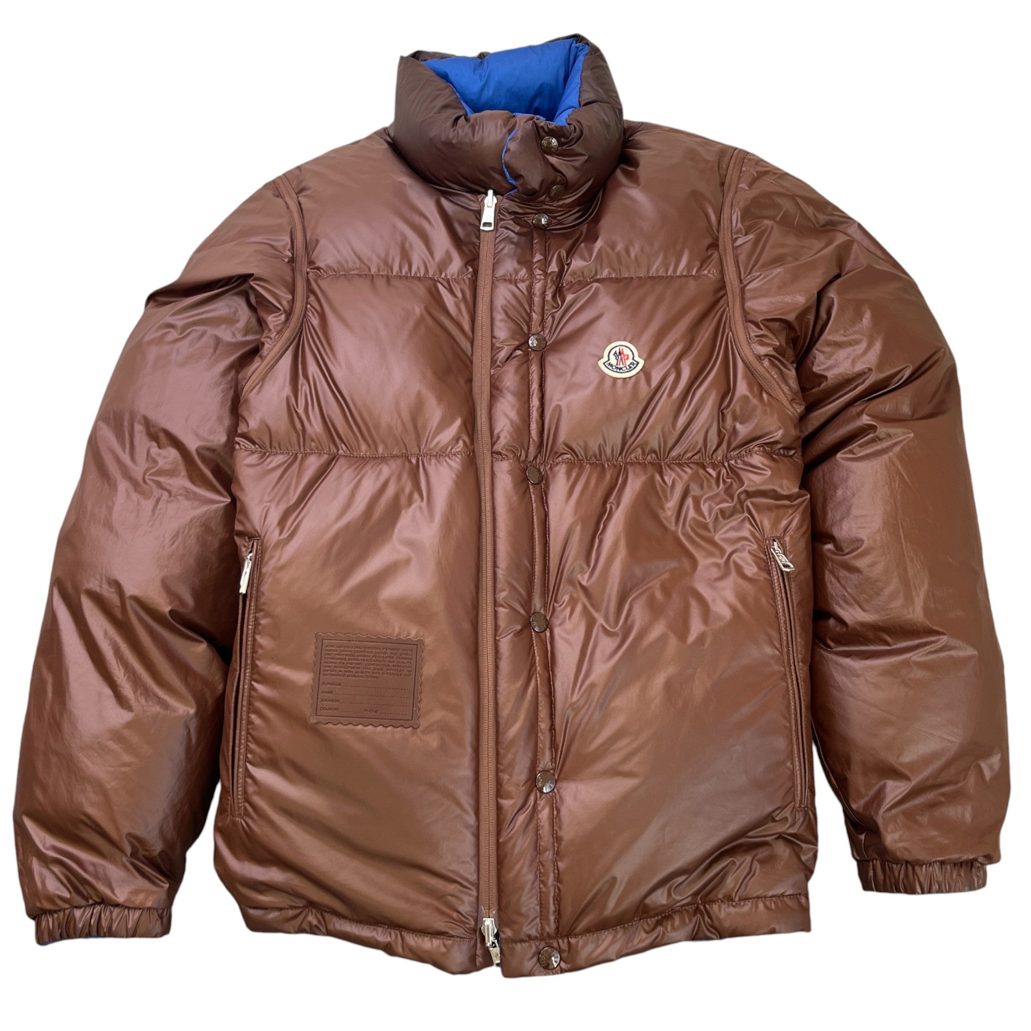 Men's Verone Reversible Down Jacket Blue Size 4 / XL