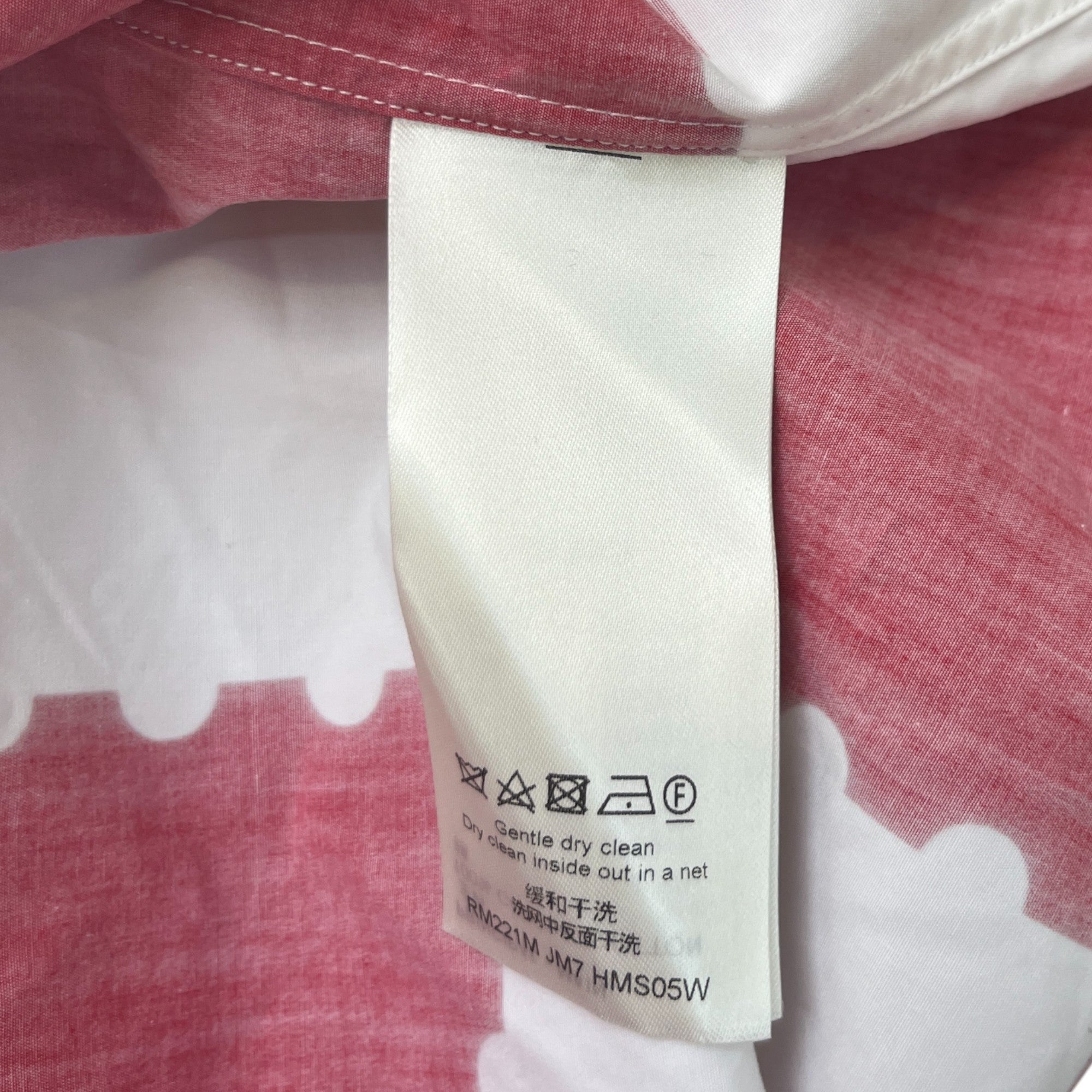 Men's Checkered Print Short Sleeve Shirt Red Size XXL