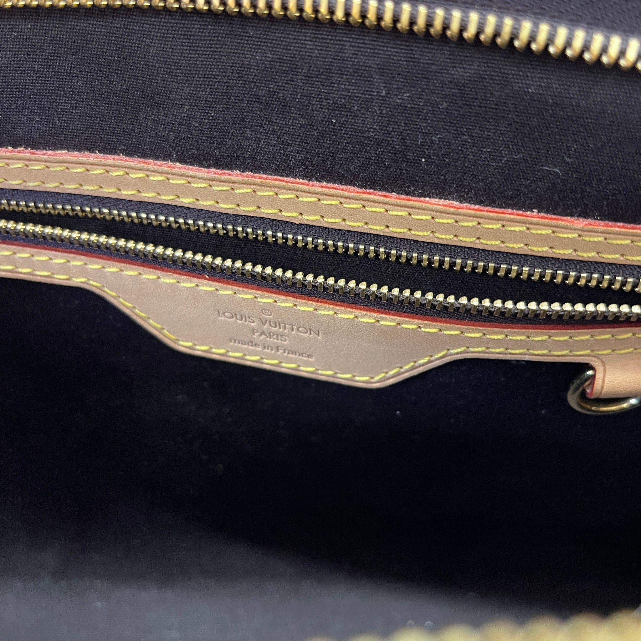 Women's Amarante Monogram Vernis Brea Mm Bag Burgundy