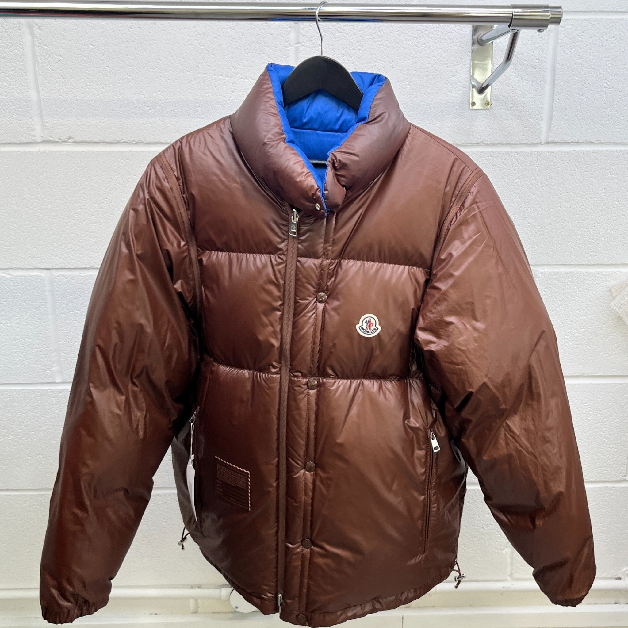 Men's Verone Reversible Down Jacket Blue Size 4 / XL