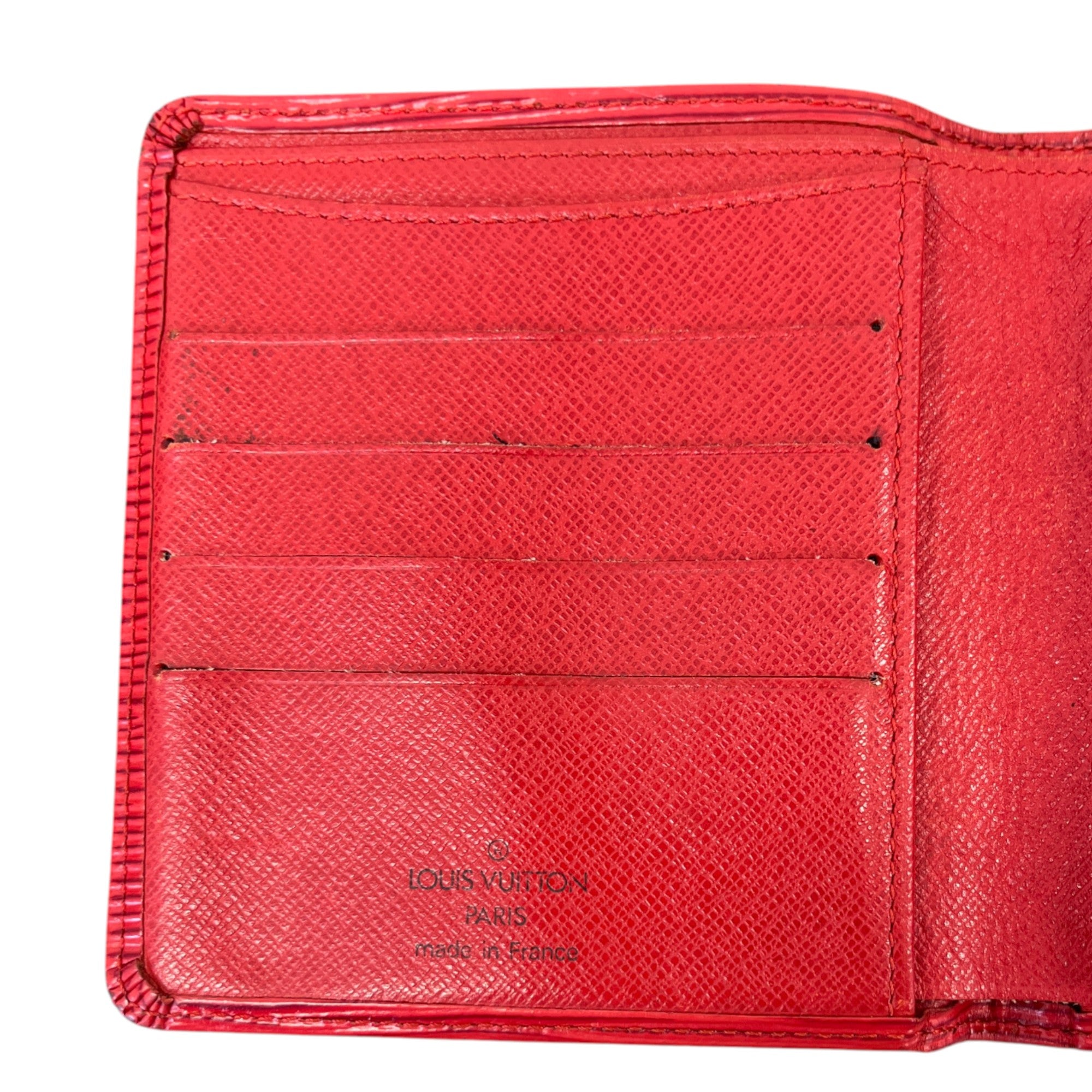 Women's Epi Logo Wallet Red