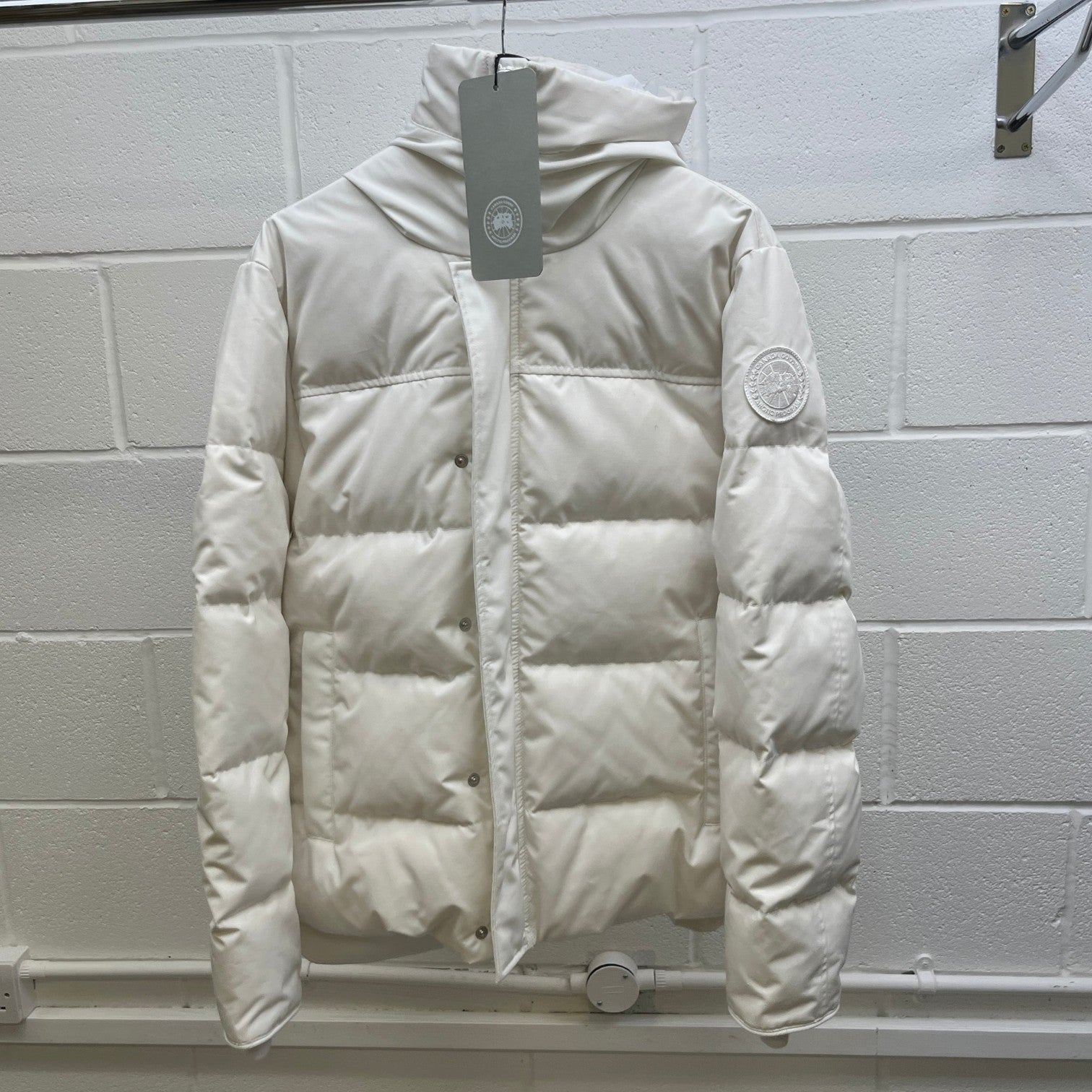 Men's Macmillan Parka Humanature Down Jacket White Size L