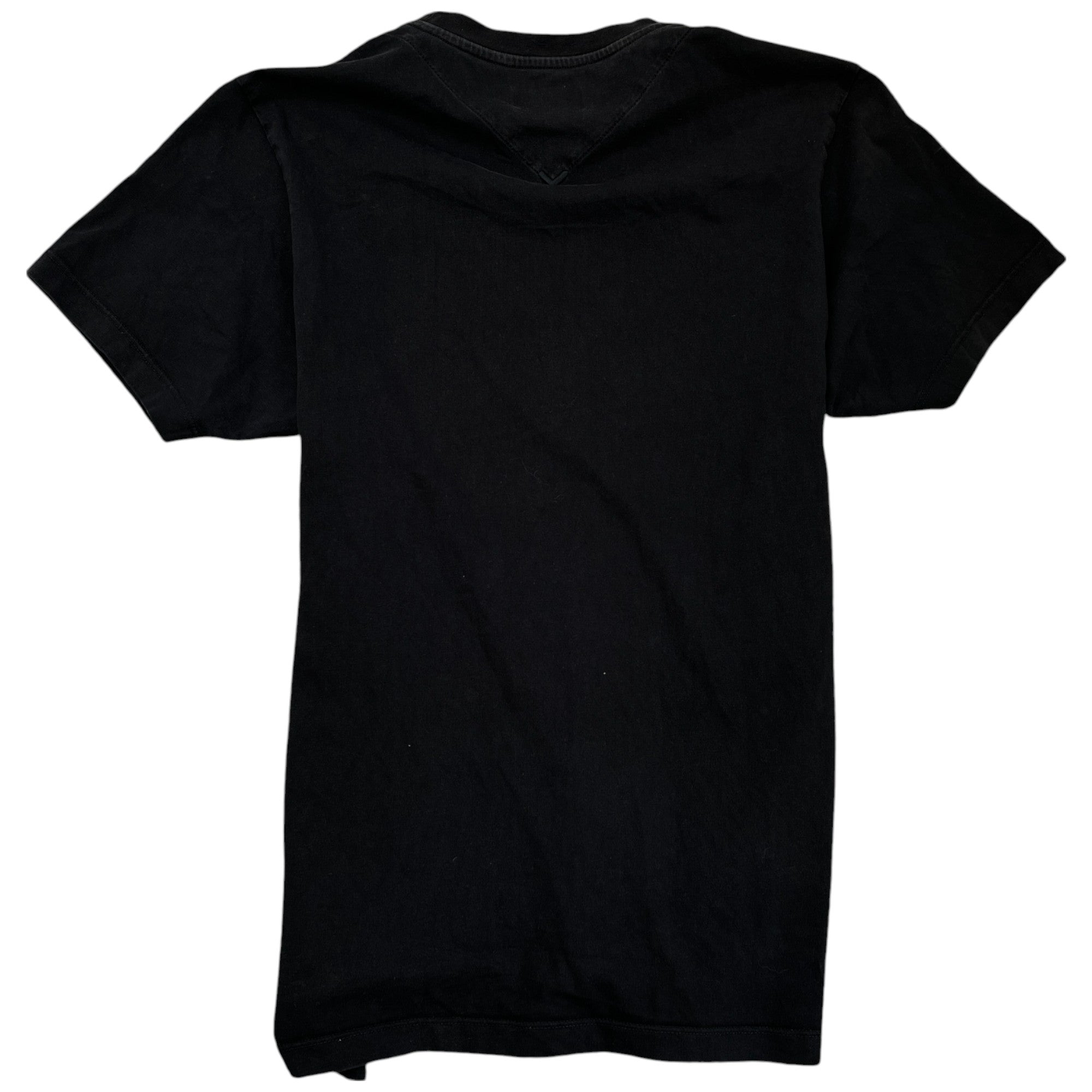 Men's Logo Print Long Sleeve T-Shirt Black Size S