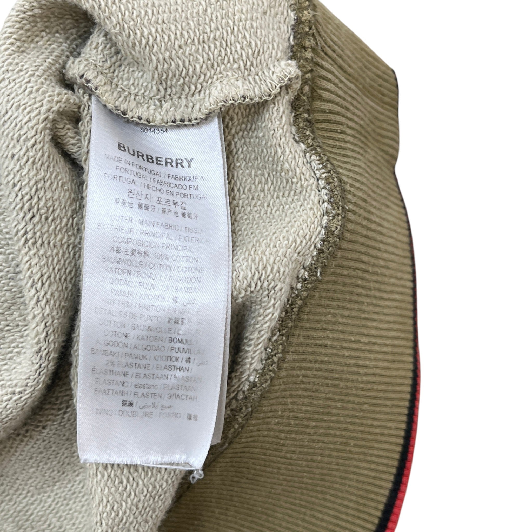 Men's Tb Monogram Hoodie Khaki Size M