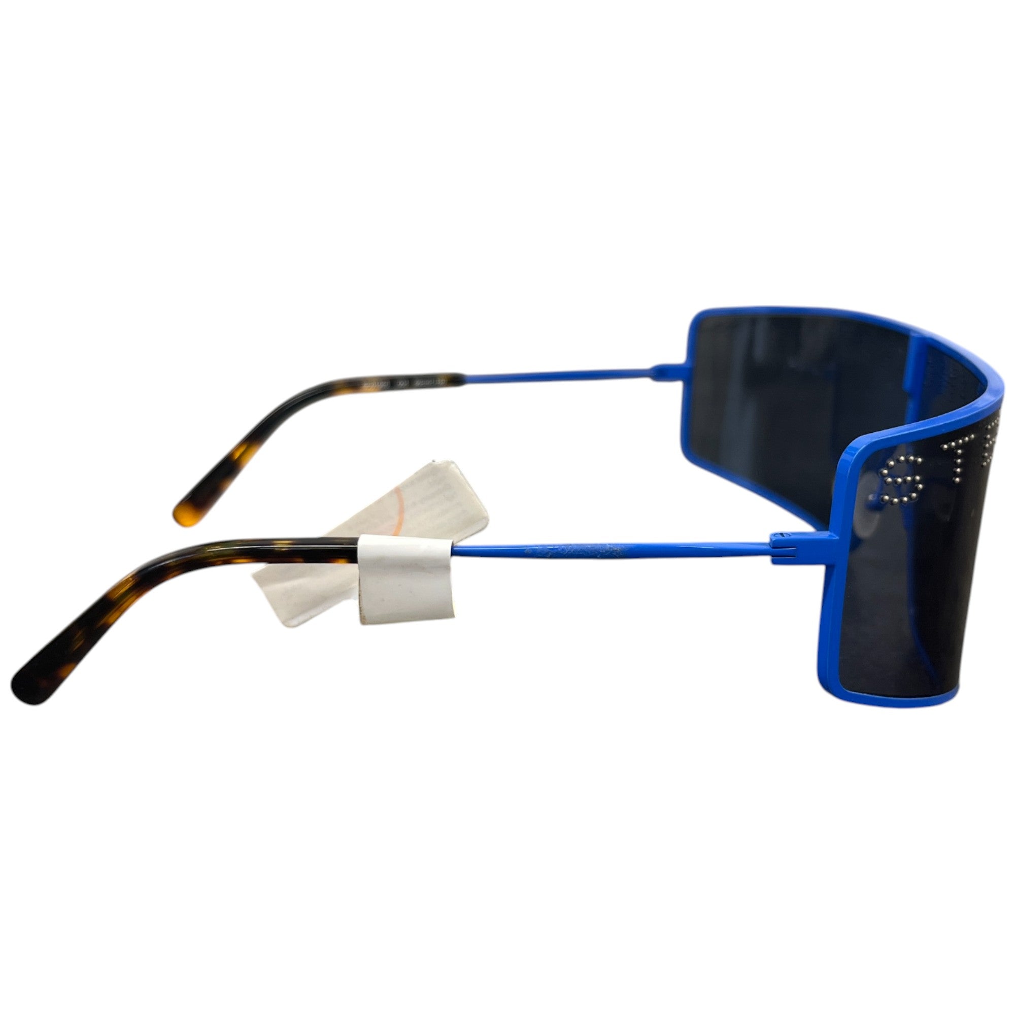 Women's Logo Mask Sunglasses Blue