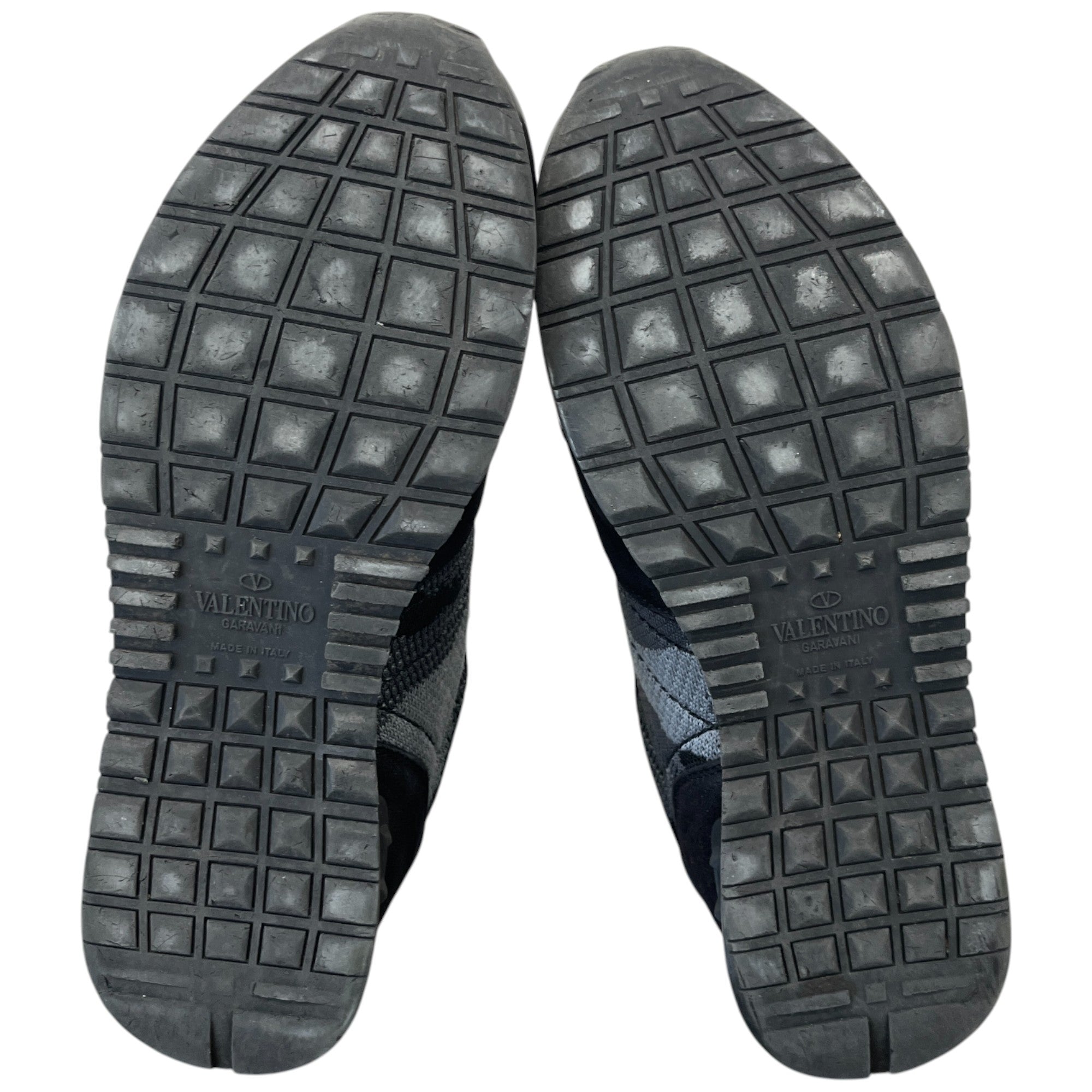 Men's Knit Rockrunner Low Trainers Black Size EU 40.5 / UK 6.5