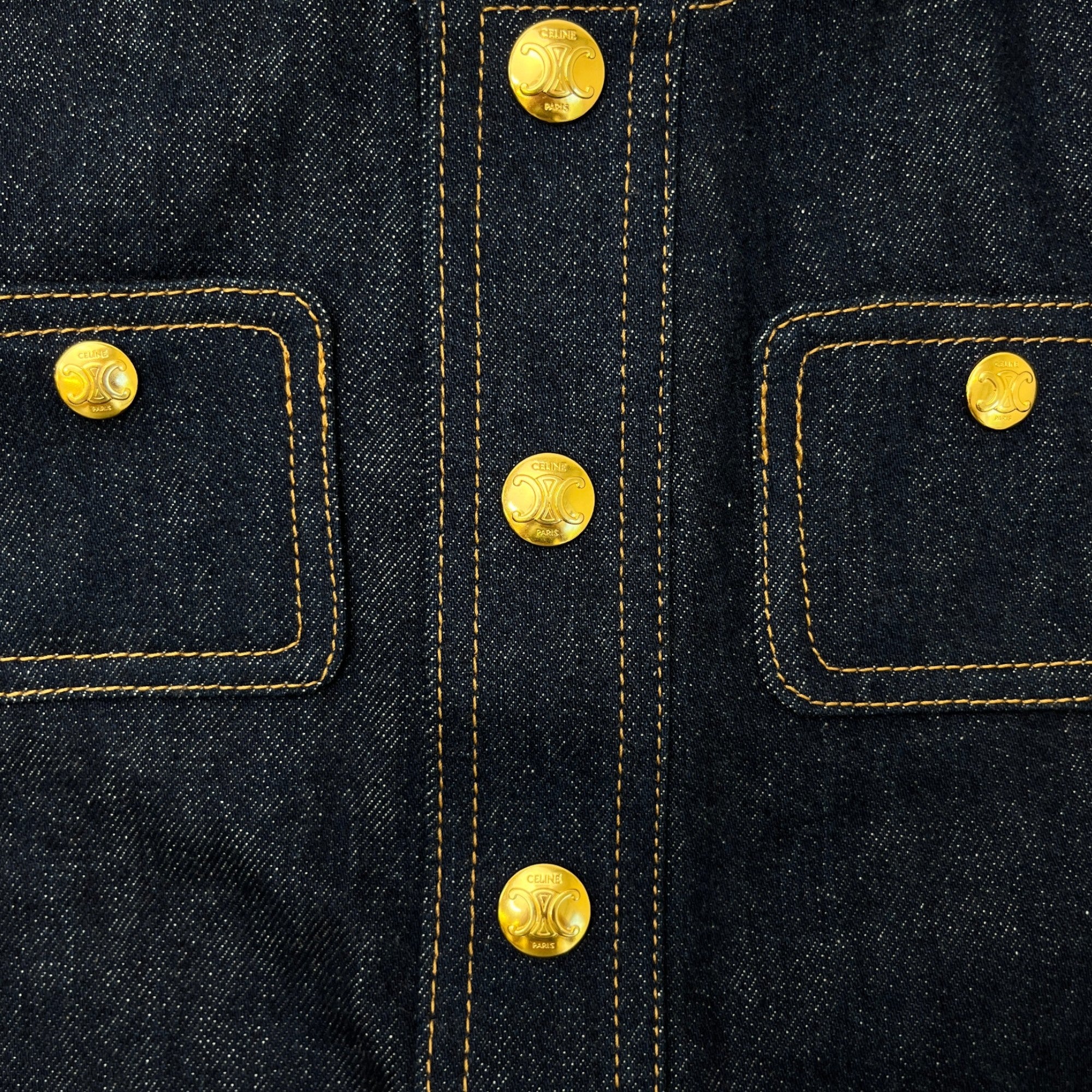 Women's Cropped OverShirt Blue Size XS