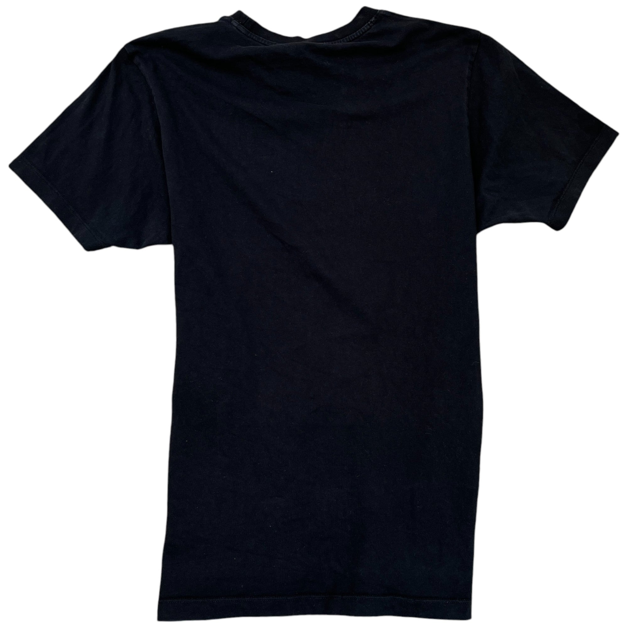 Men's Tiger Logo Print T-Shirt Black Size S