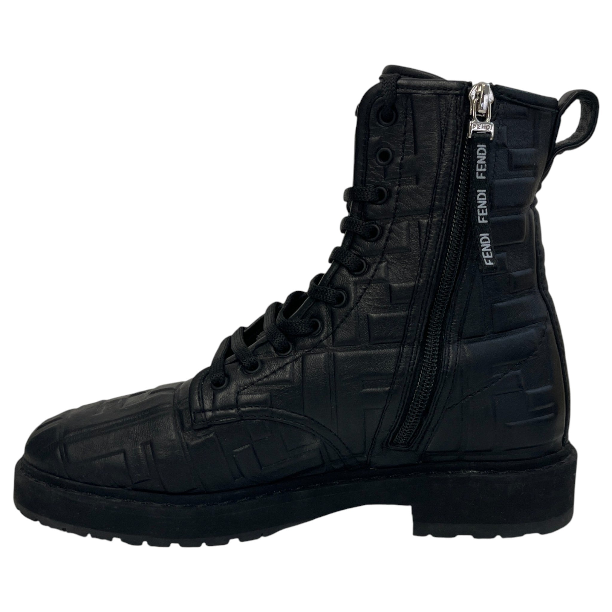 Women's Ff Monogram Boots Black Size EU 36 / UK 3