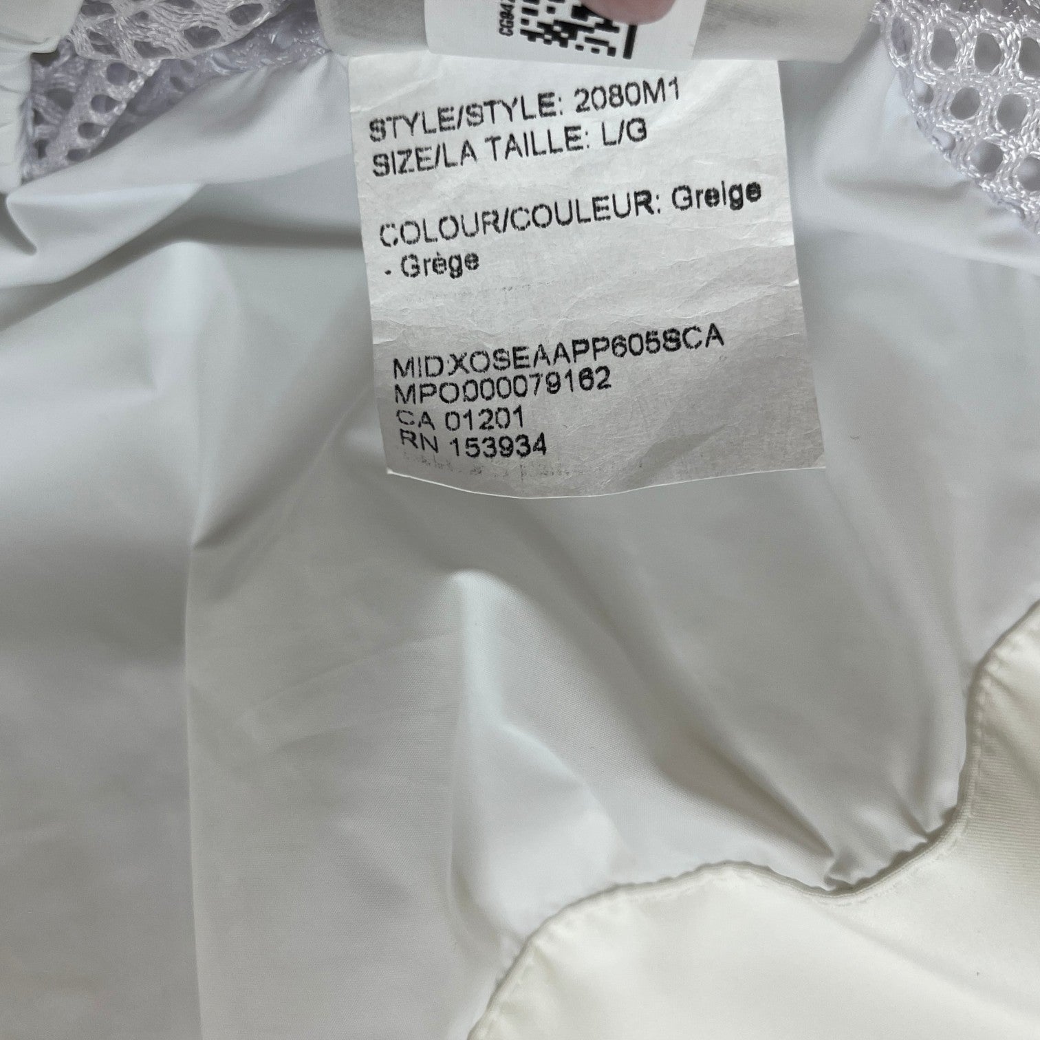 Men's Macmillan Parka Humanature Down Jacket White Size L