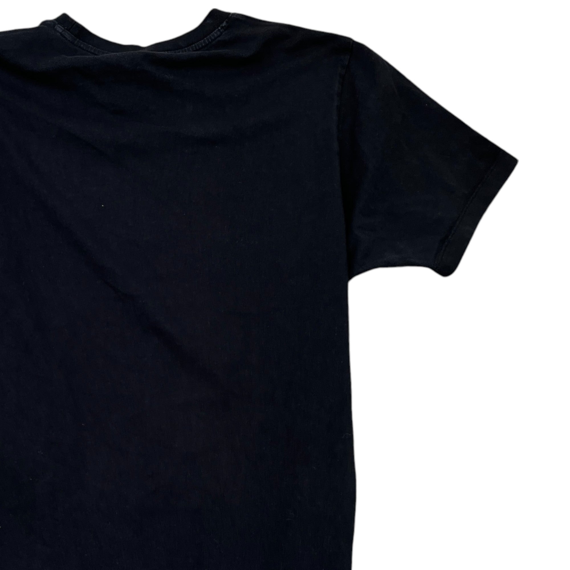 Men's Tiger Logo Print T-Shirt Black Size S