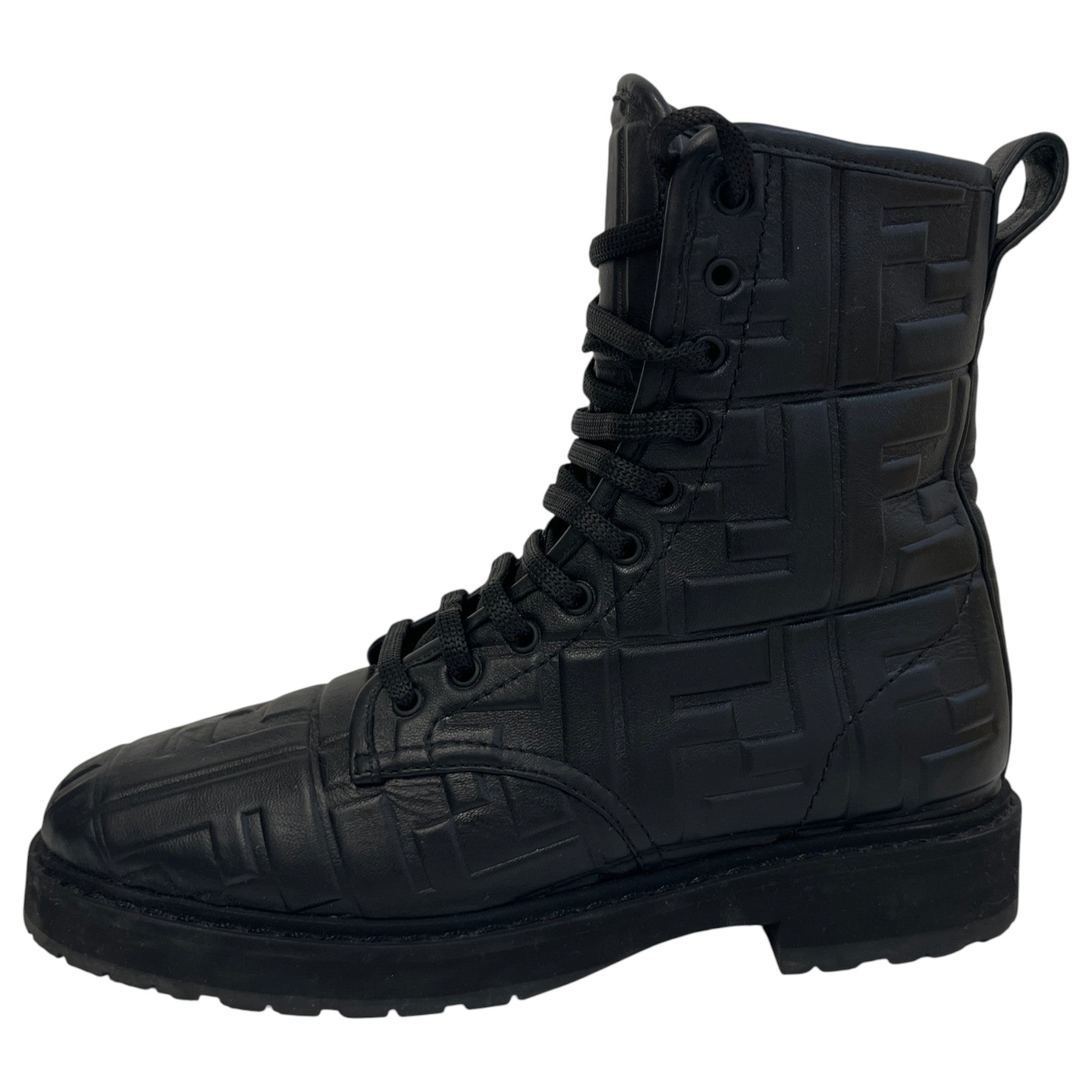 Women's Ff Monogram Boots Black Size EU 36 / UK 3