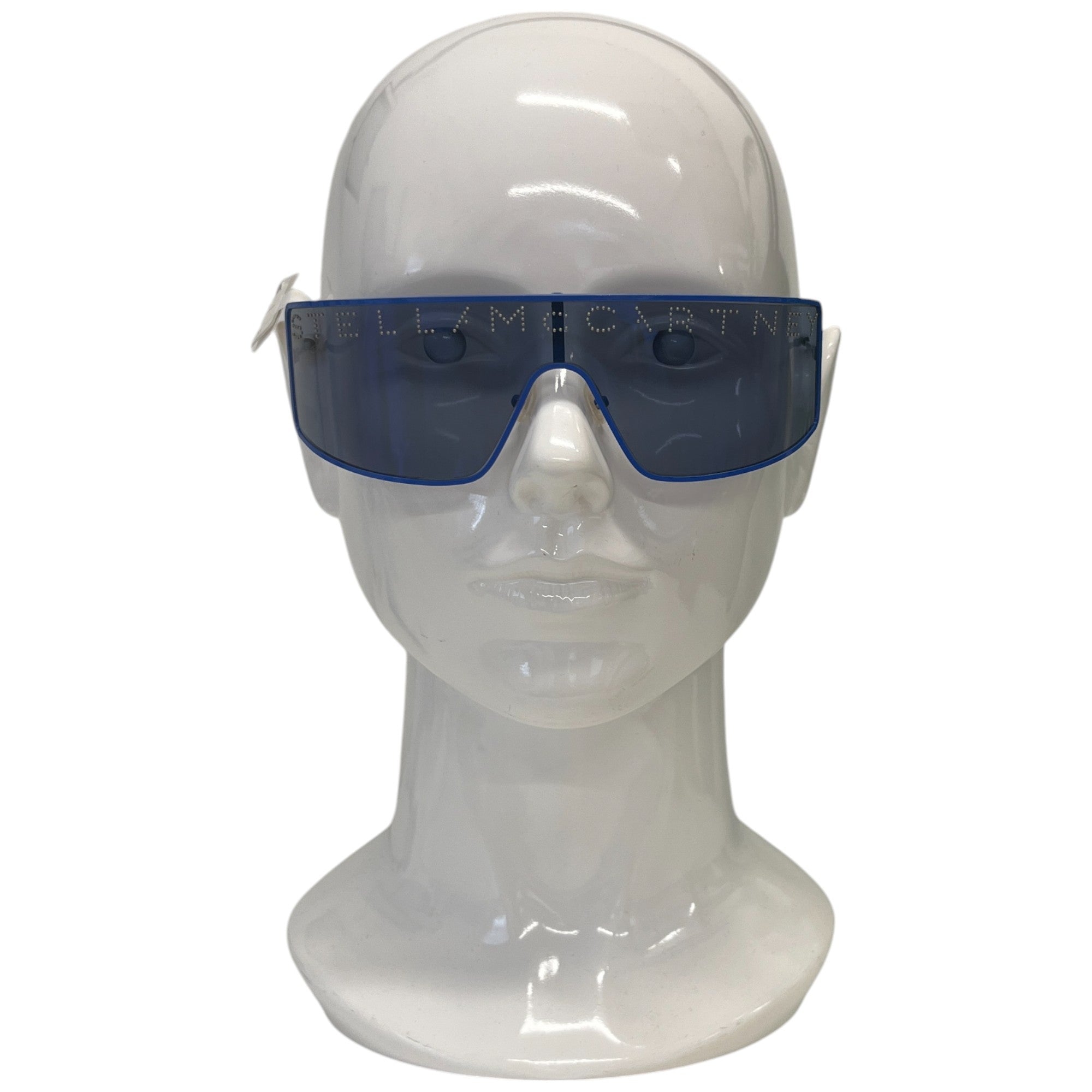 Women's Logo Mask Sunglasses Blue