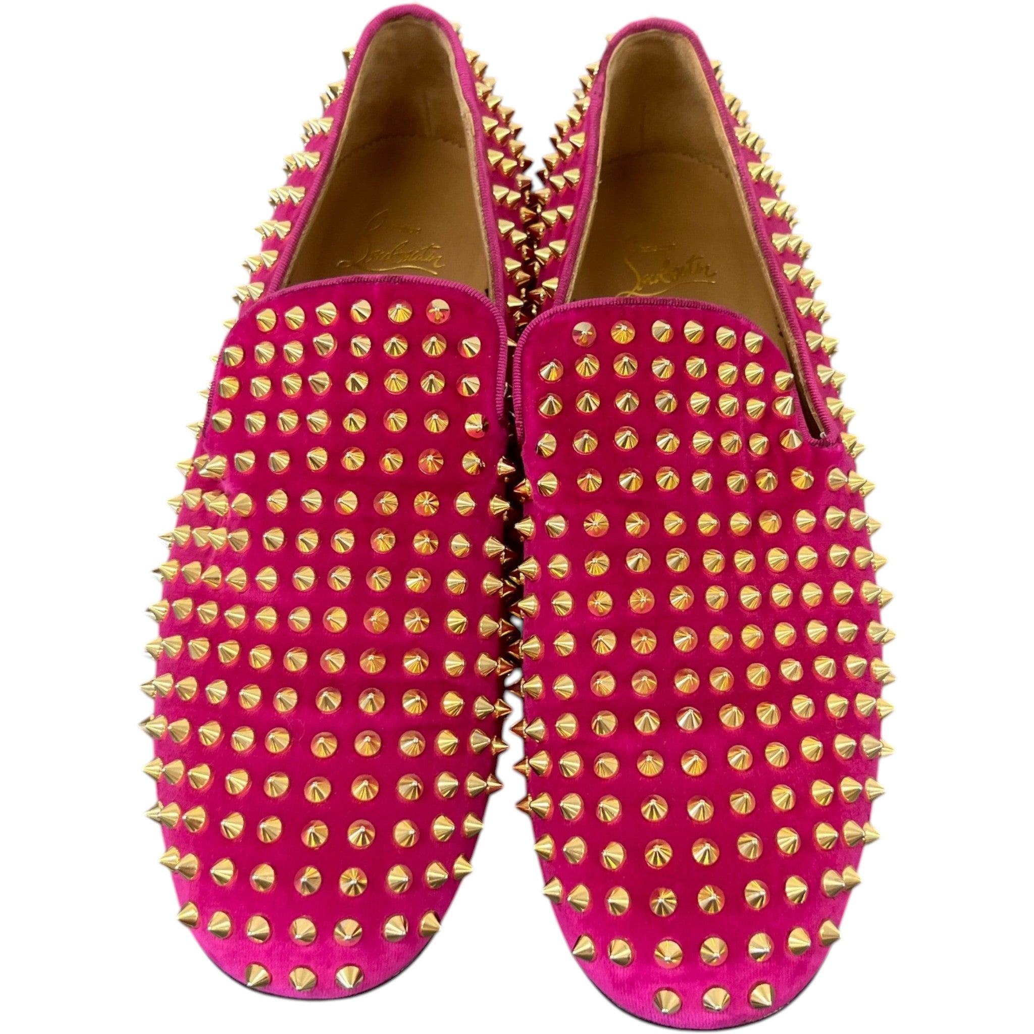 Men's Dandelion Spike Loafers Pink Size EU 41.5 / UK 7.5