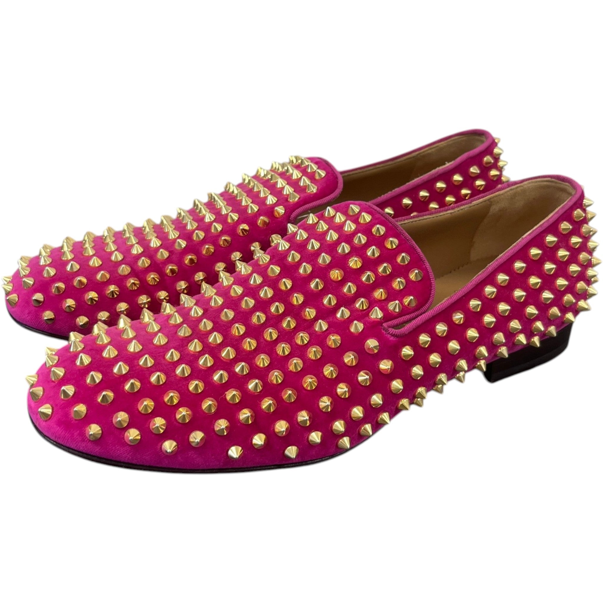 Men's Dandelion Spike Loafers Pink Size EU 41.5 / UK 7.5