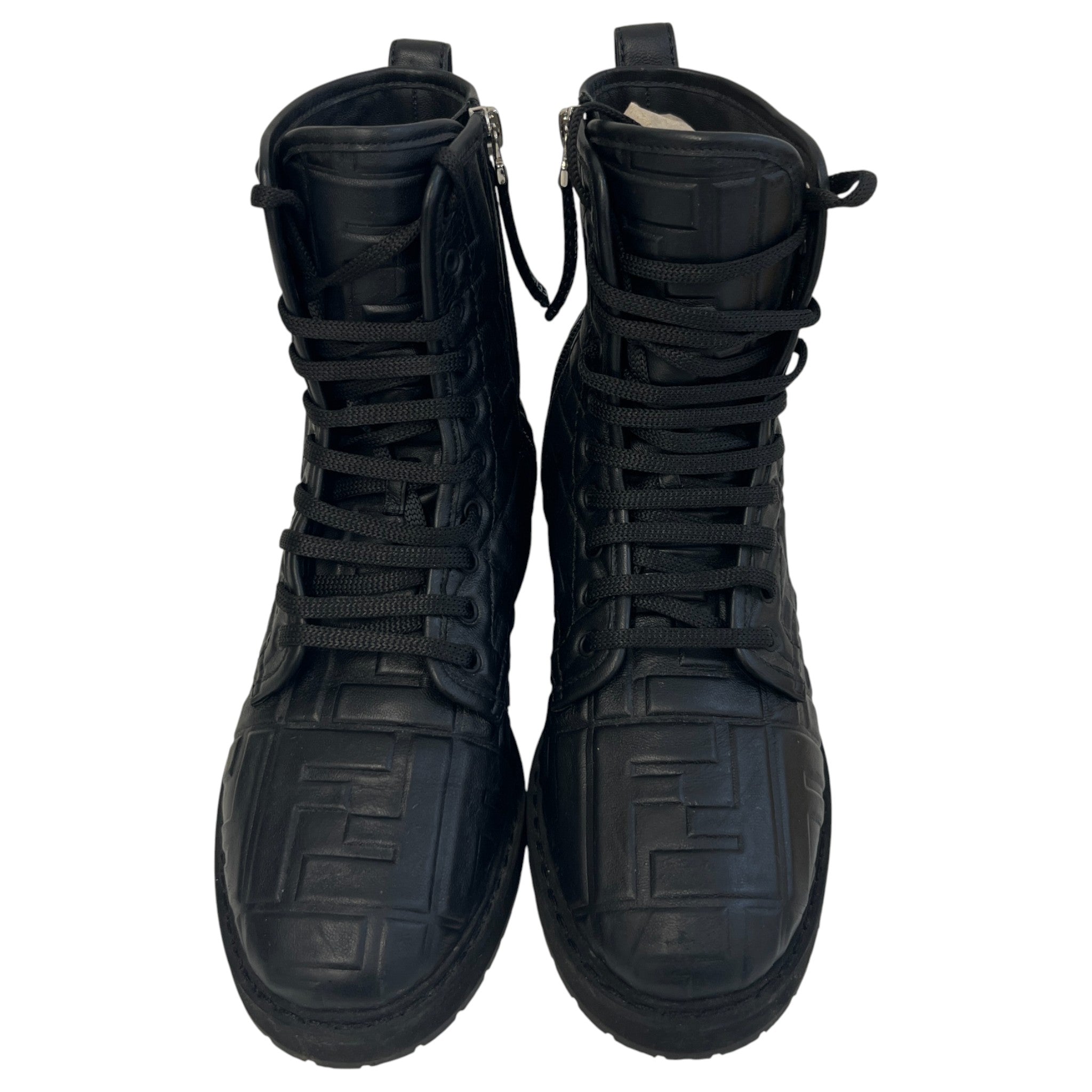 Women's Ff Monogram Boots Black Size EU 36 / UK 3