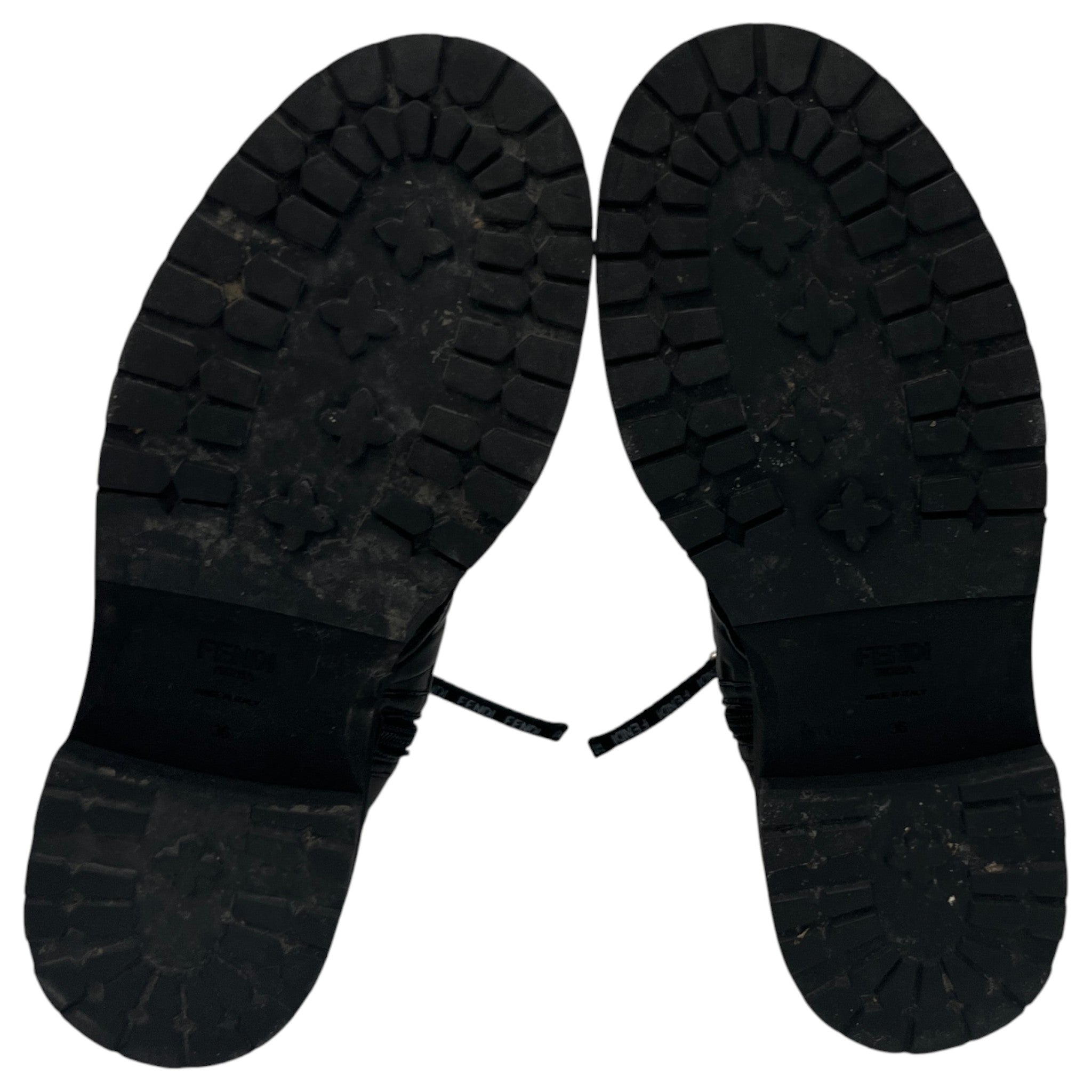 Women's Ff Monogram Boots Black Size EU 36 / UK 3