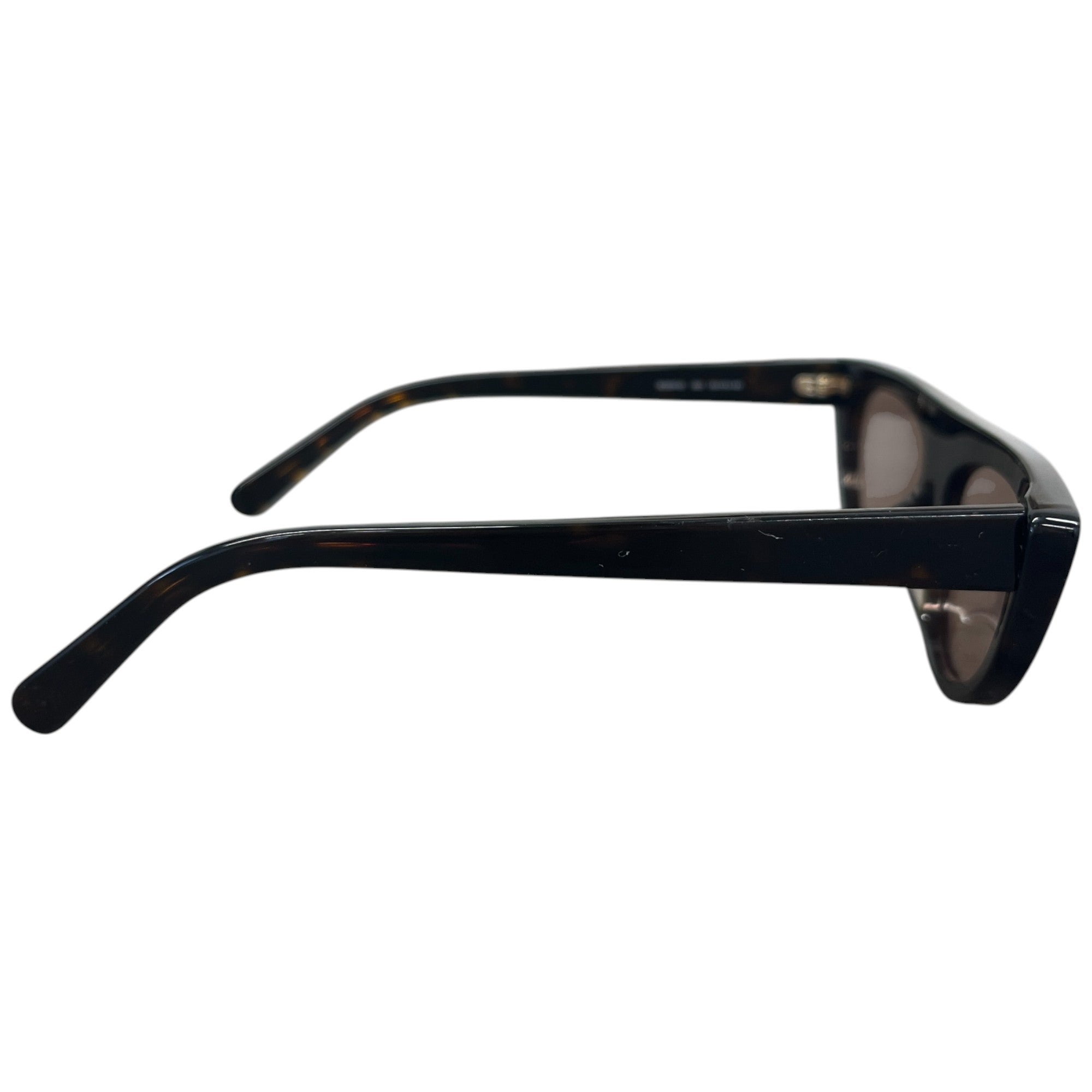 Women's Cat Eye Logo Sunglasses Brown