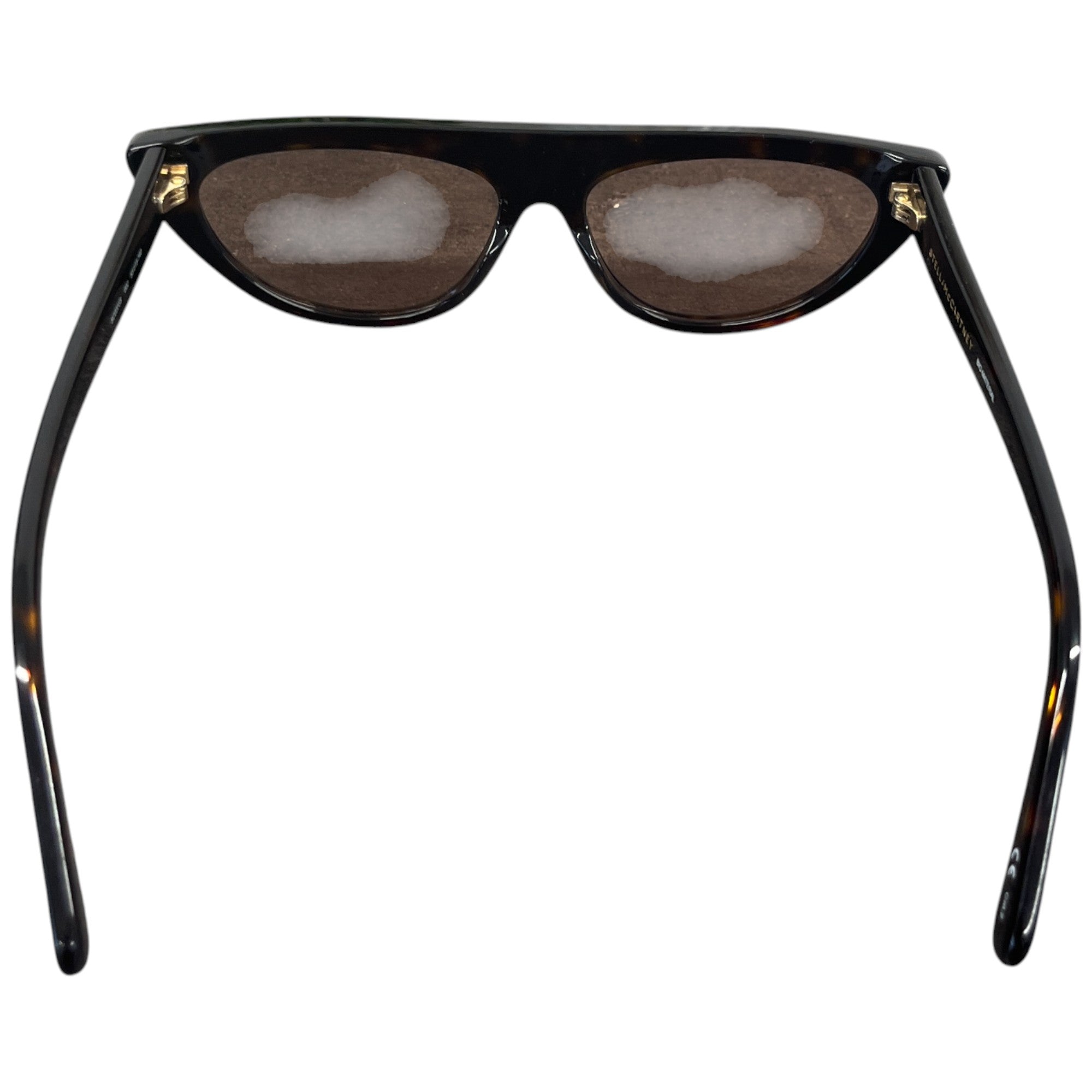 Women's Cat Eye Logo Sunglasses Brown