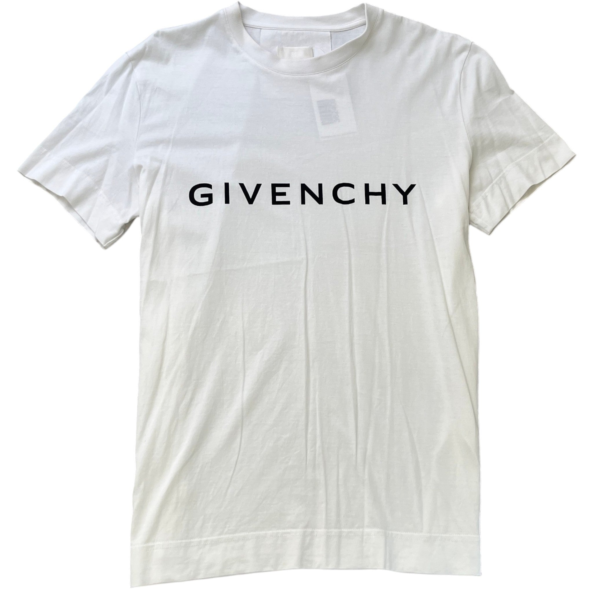 Men's Logo Print T-Shirt White Size L
