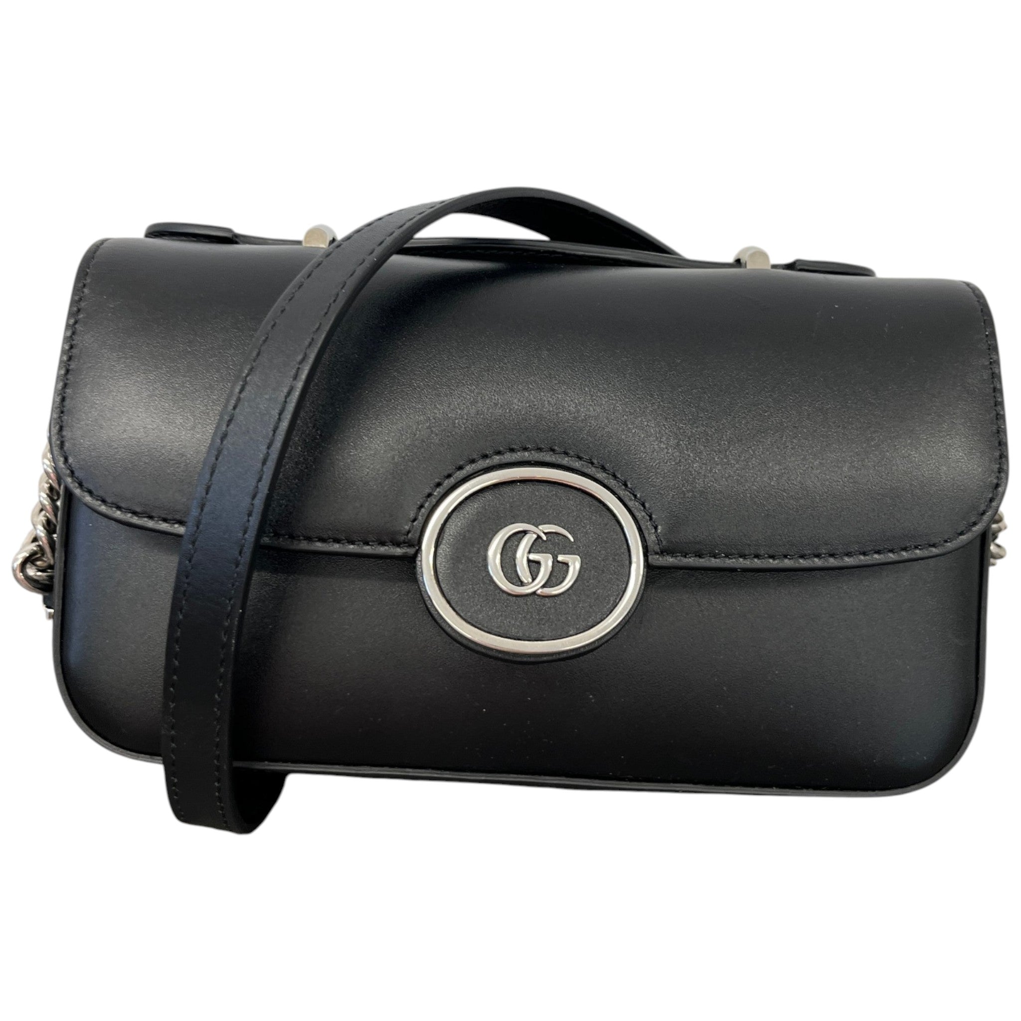 Women's Petite Gg Shoulder Bag Black
