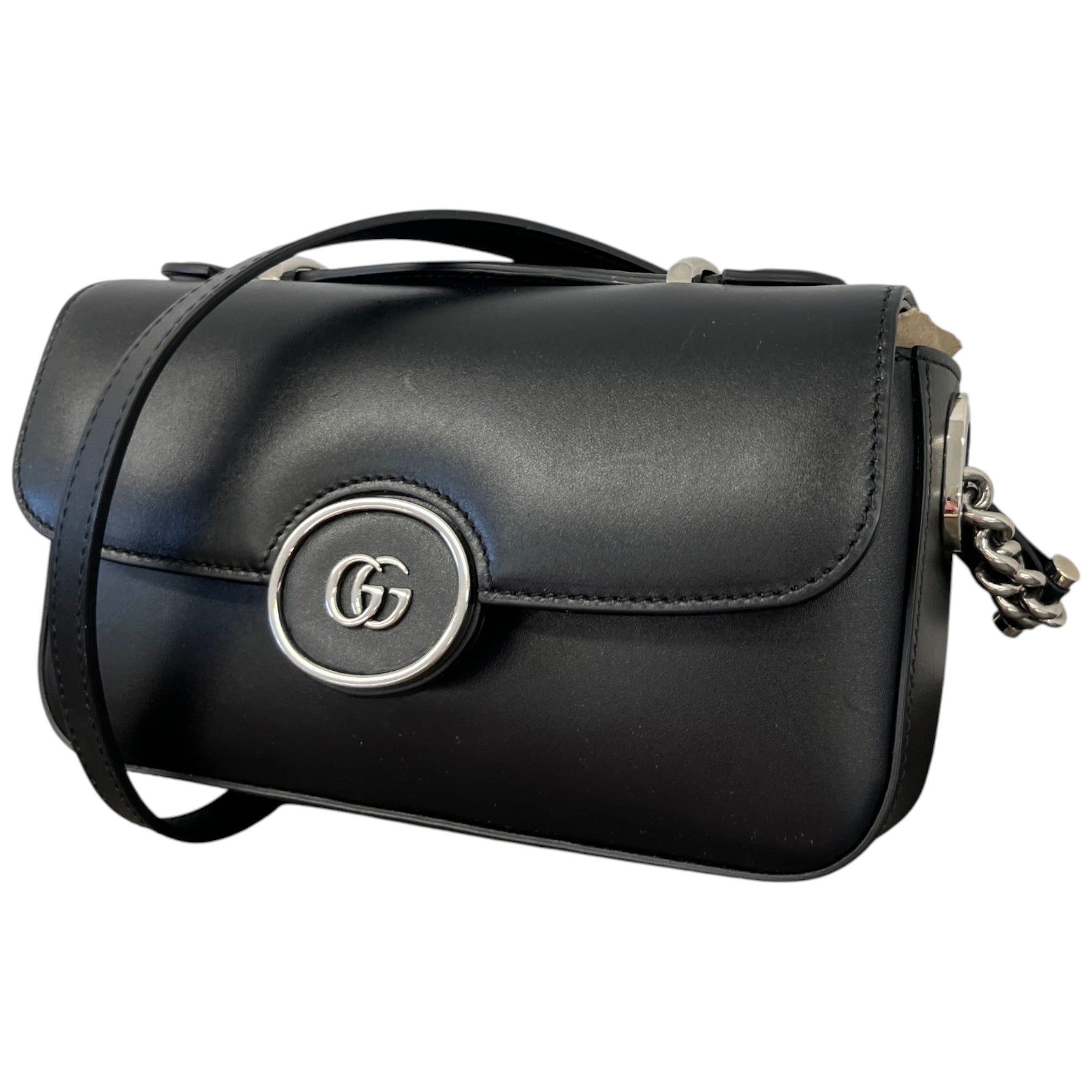 Women's Petite Gg Shoulder Bag Black