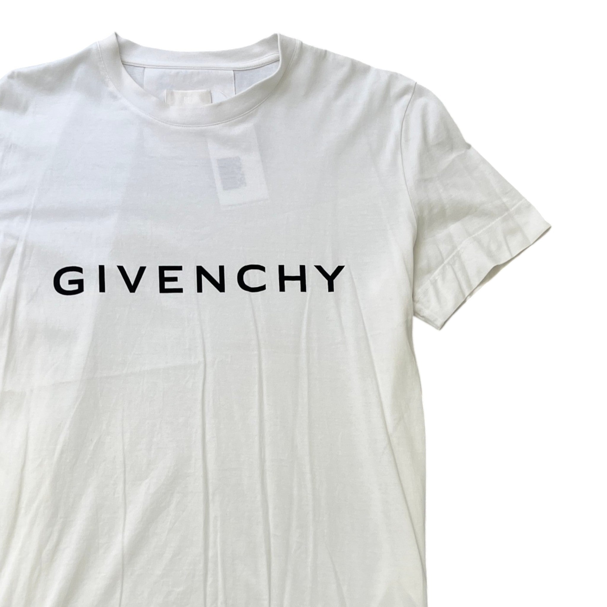 Men's Logo Print T-Shirt White Size L