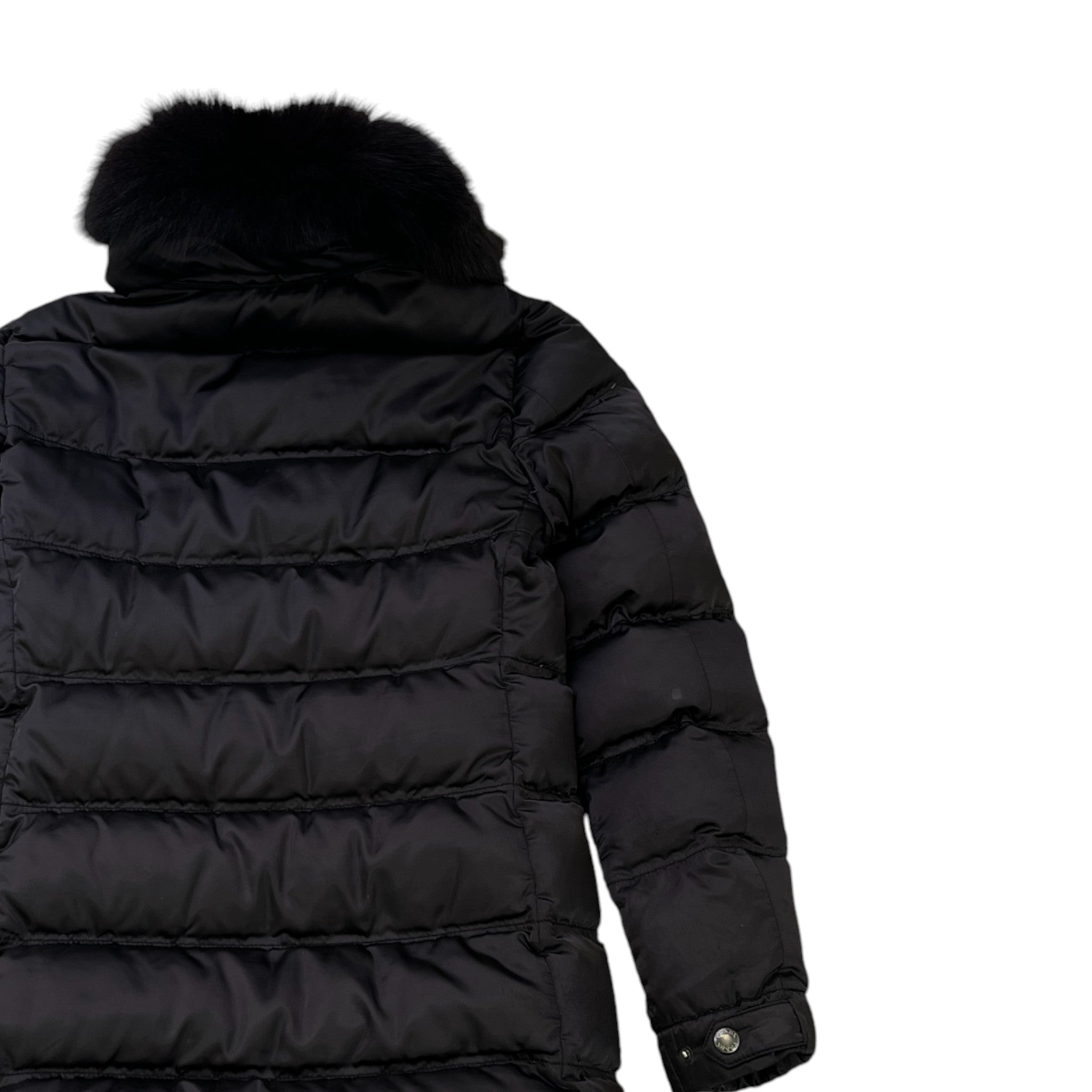 Women's Plaque Logo Down Jacket Black Size IT 40 / UK 8