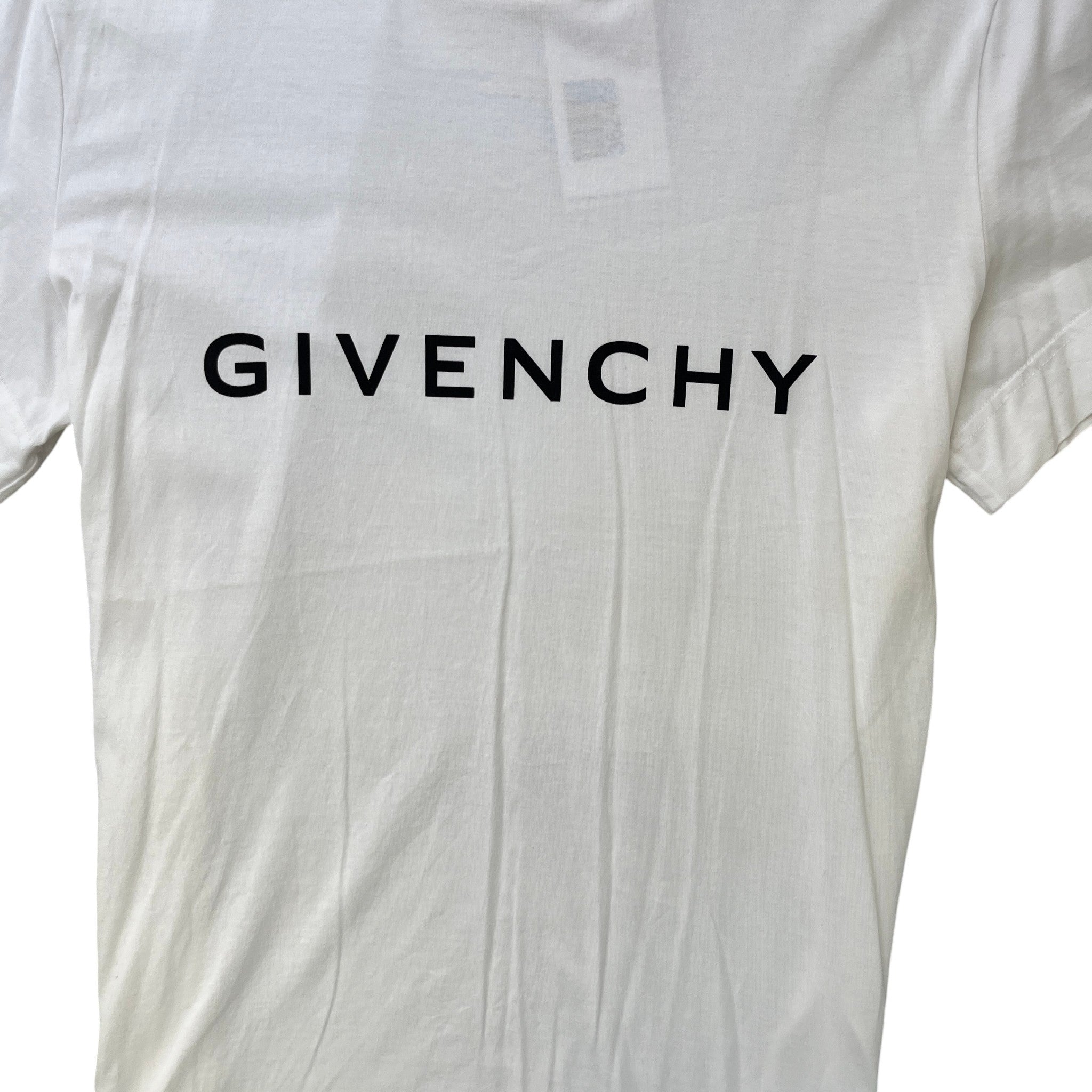 Men's Logo Print T-Shirt White Size L