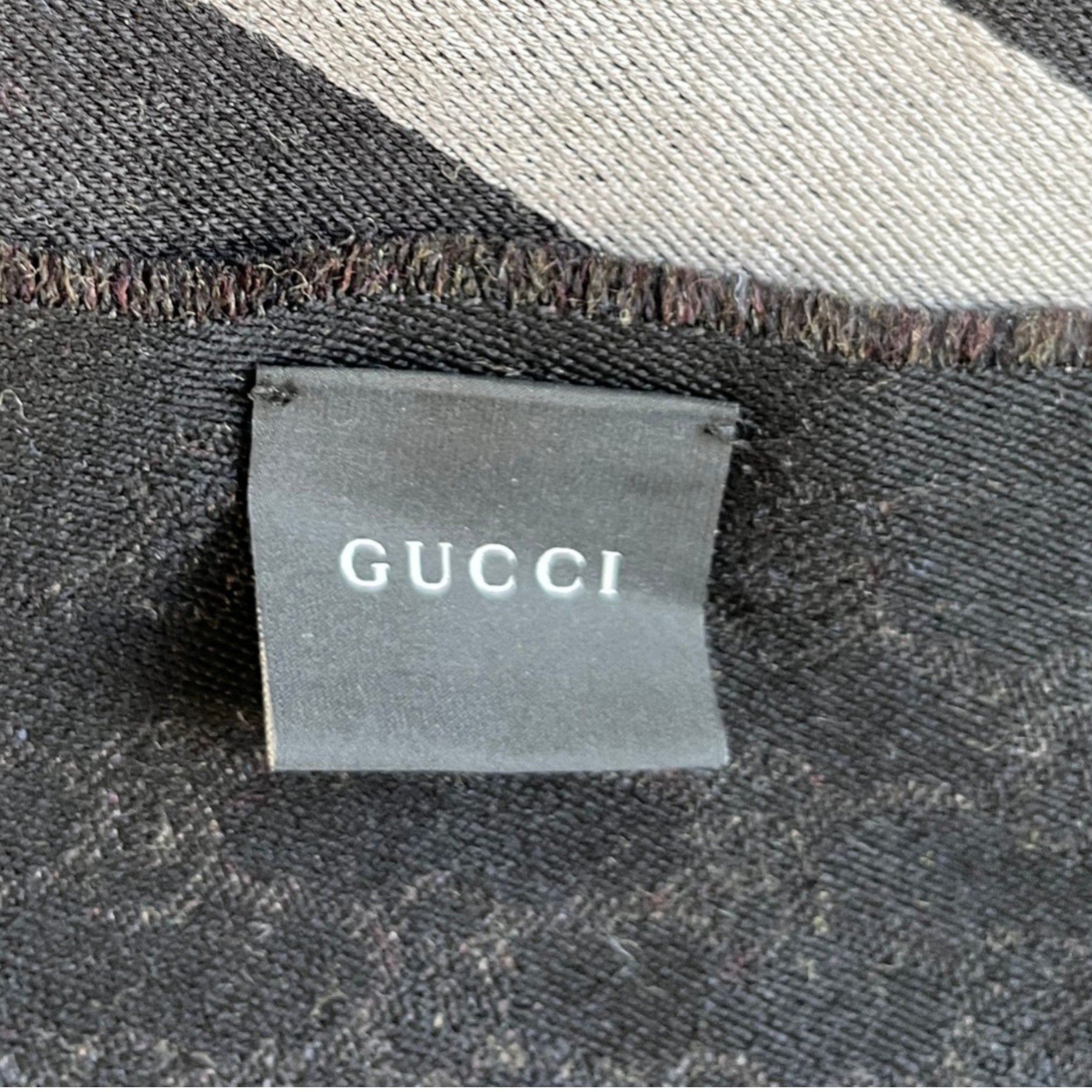 Men's Gg Supreme Scarf Grey