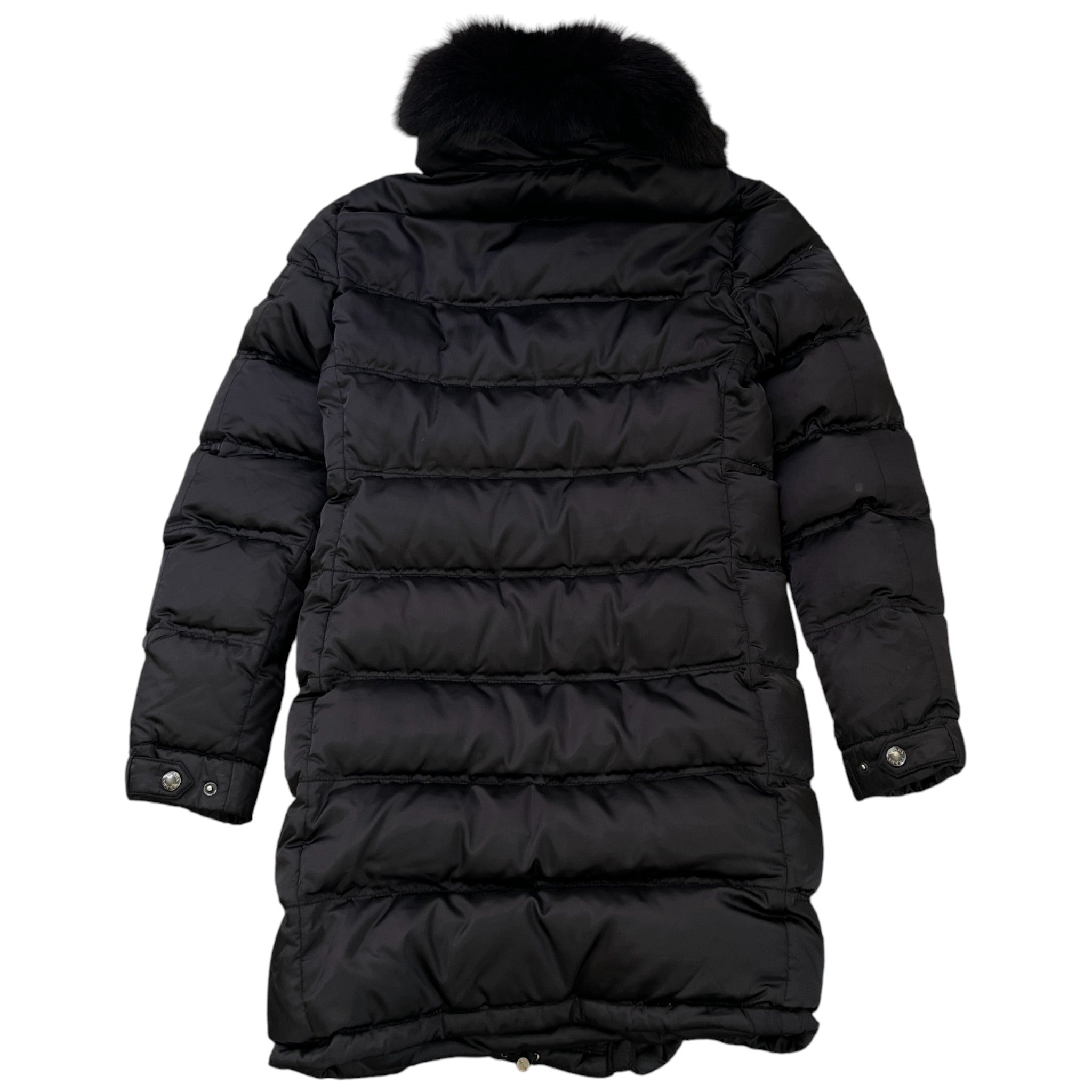 Women's Plaque Logo Down Jacket Black Size IT 40 / UK 8