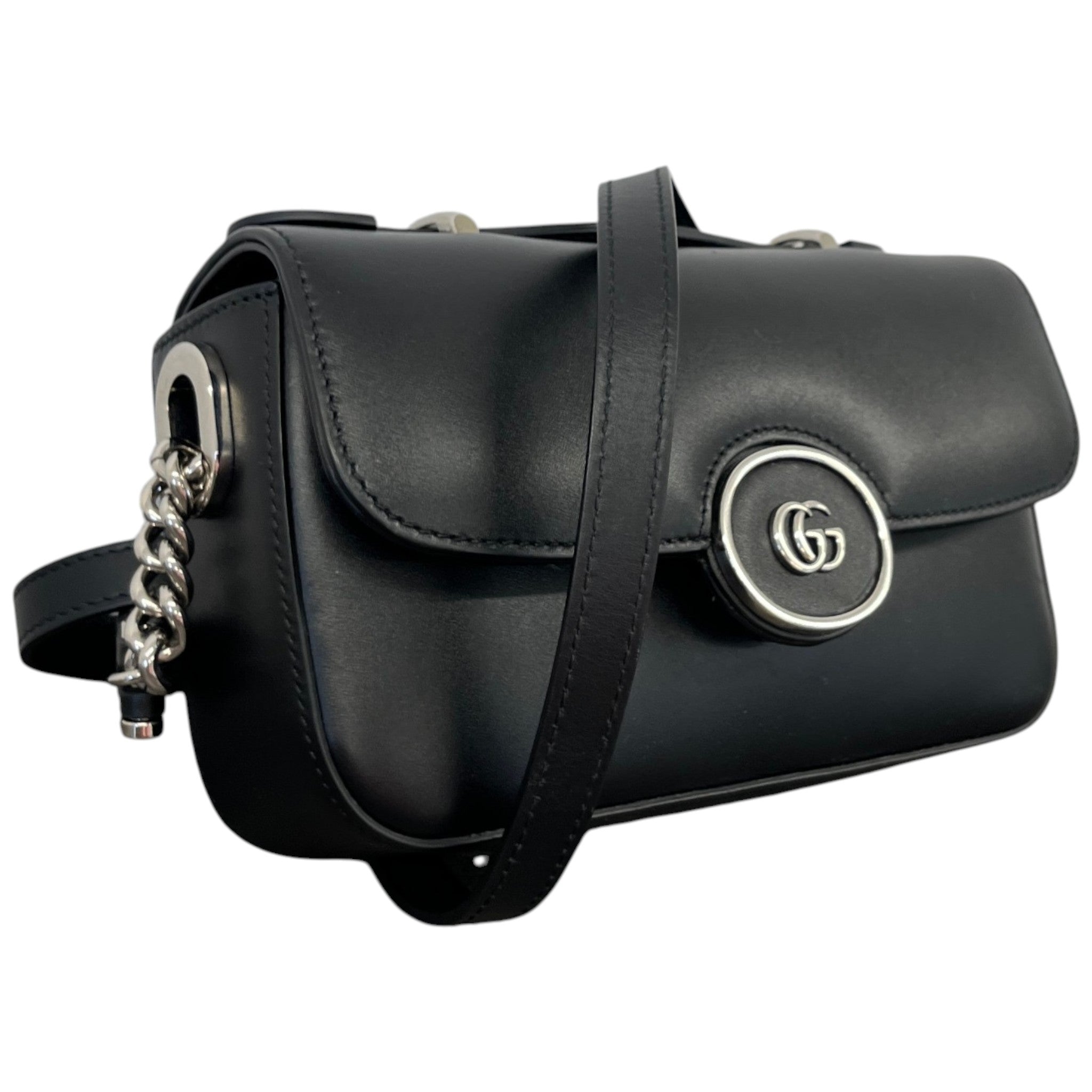 Women's Petite Gg Shoulder Bag Black